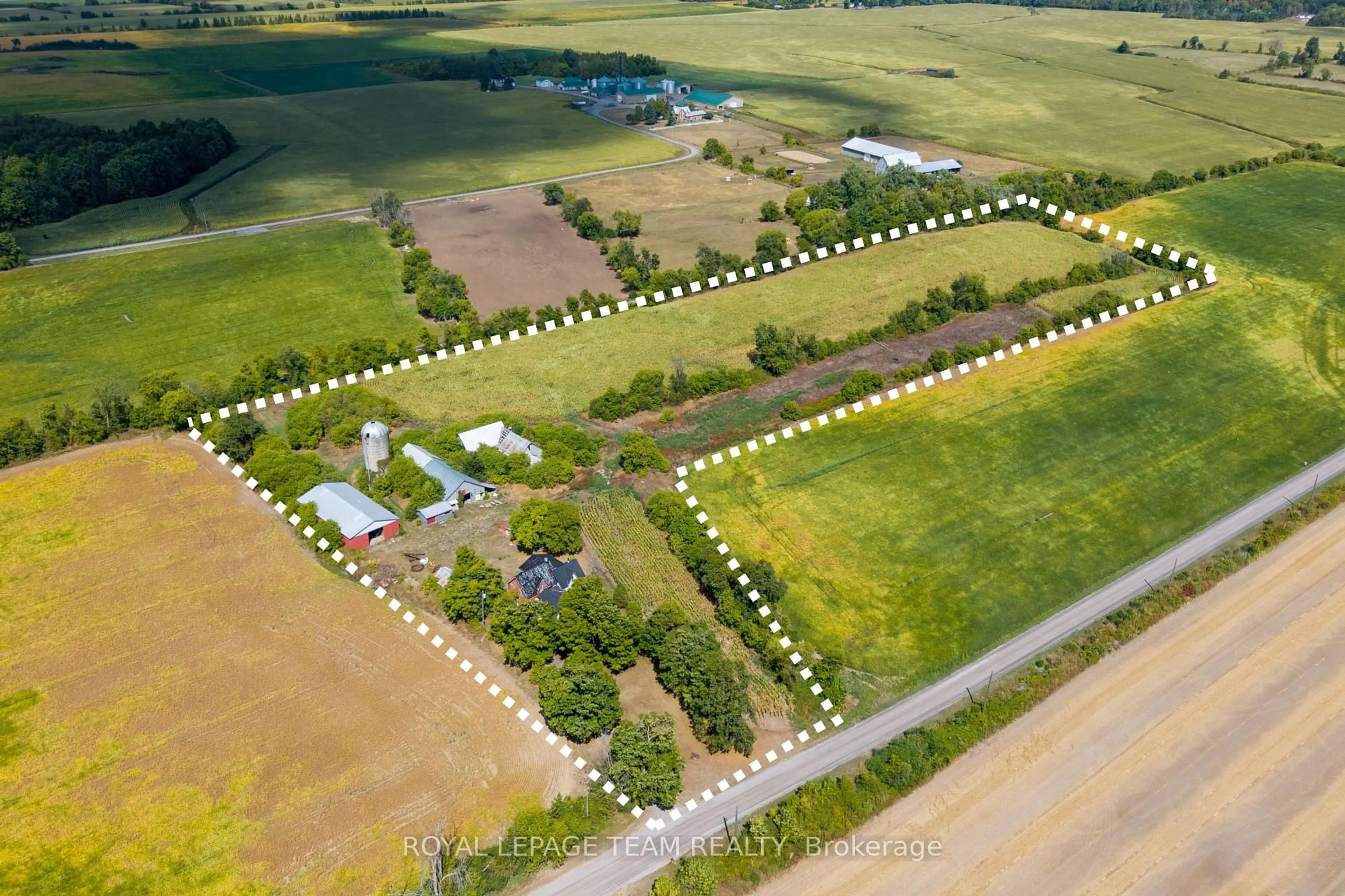 A pic from outside/outdoor area/front of a property/back of a property/a pic from drone, street for 2307 Carsonby Rd, North Gower Ontario K0A 2T0