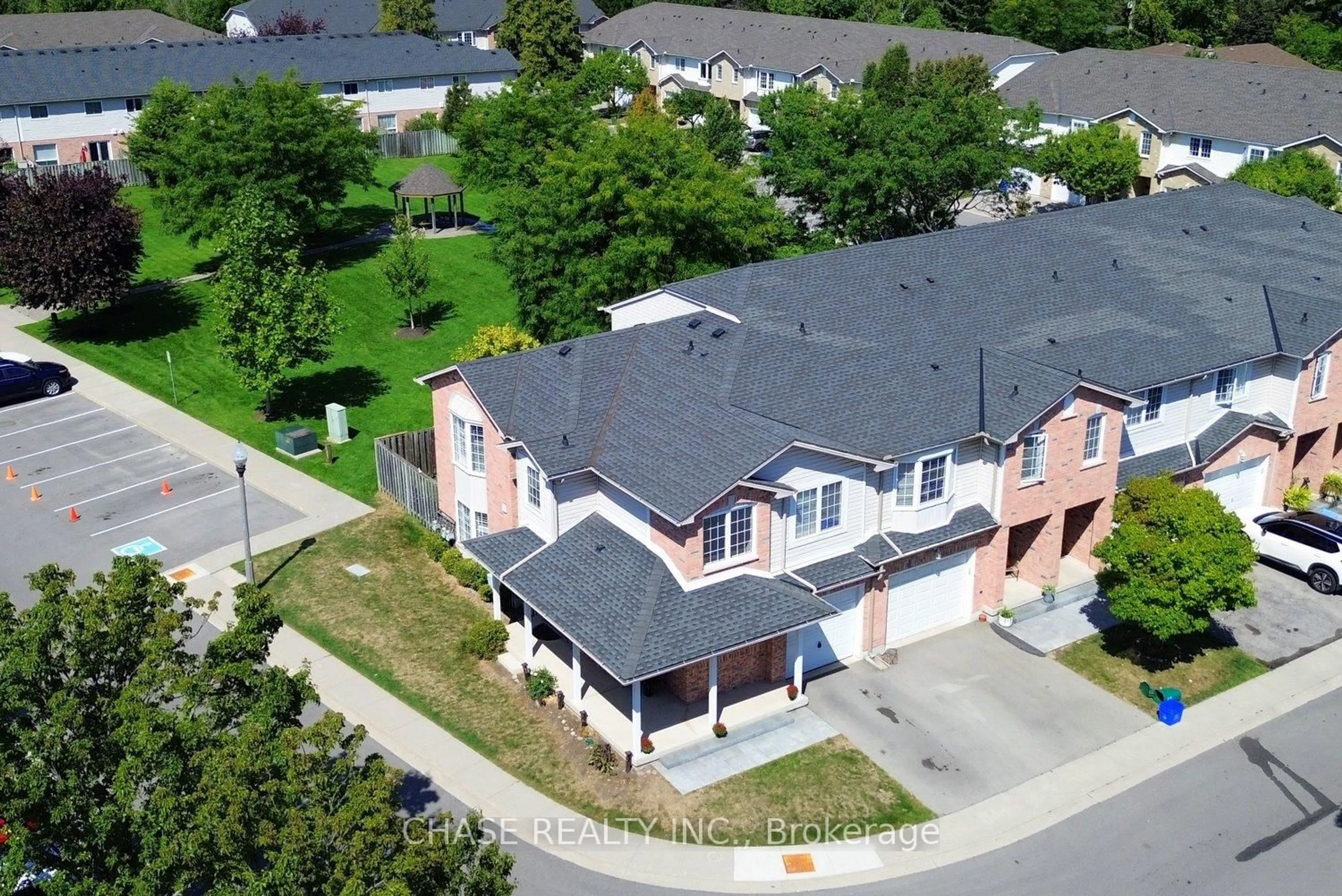 A pic from outside/outdoor area/front of a property/back of a property/a pic from drone, street for 485 Green Rd #37, Hamilton Ontario L8E 6A7