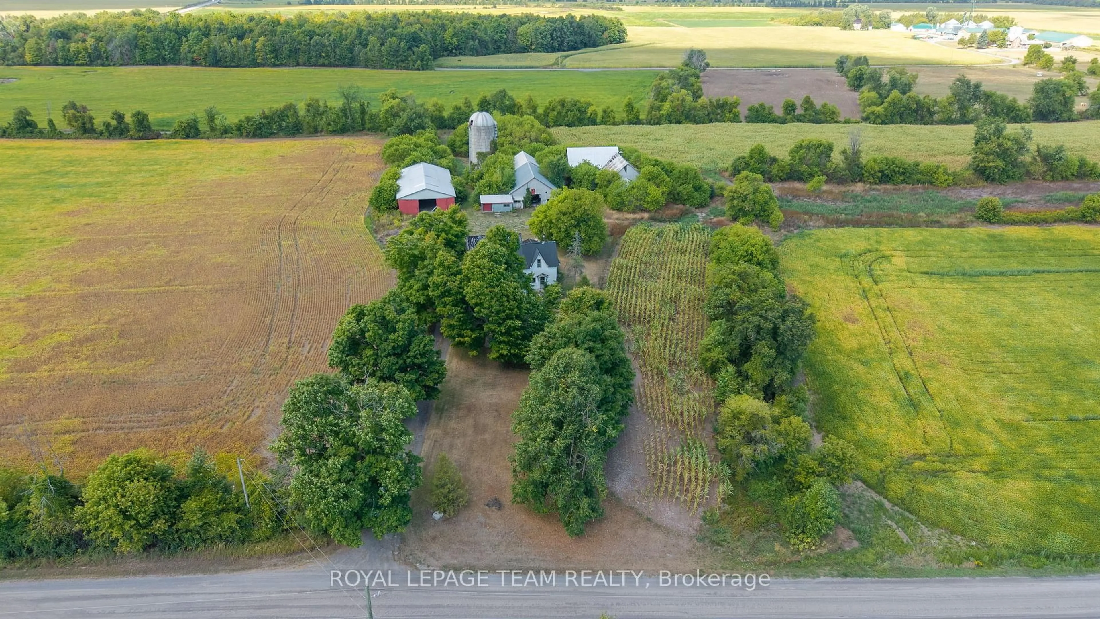 A pic from outside/outdoor area/front of a property/back of a property/a pic from drone, building for 2307 Carsonby Rd, North Gower Ontario K0A 2T0