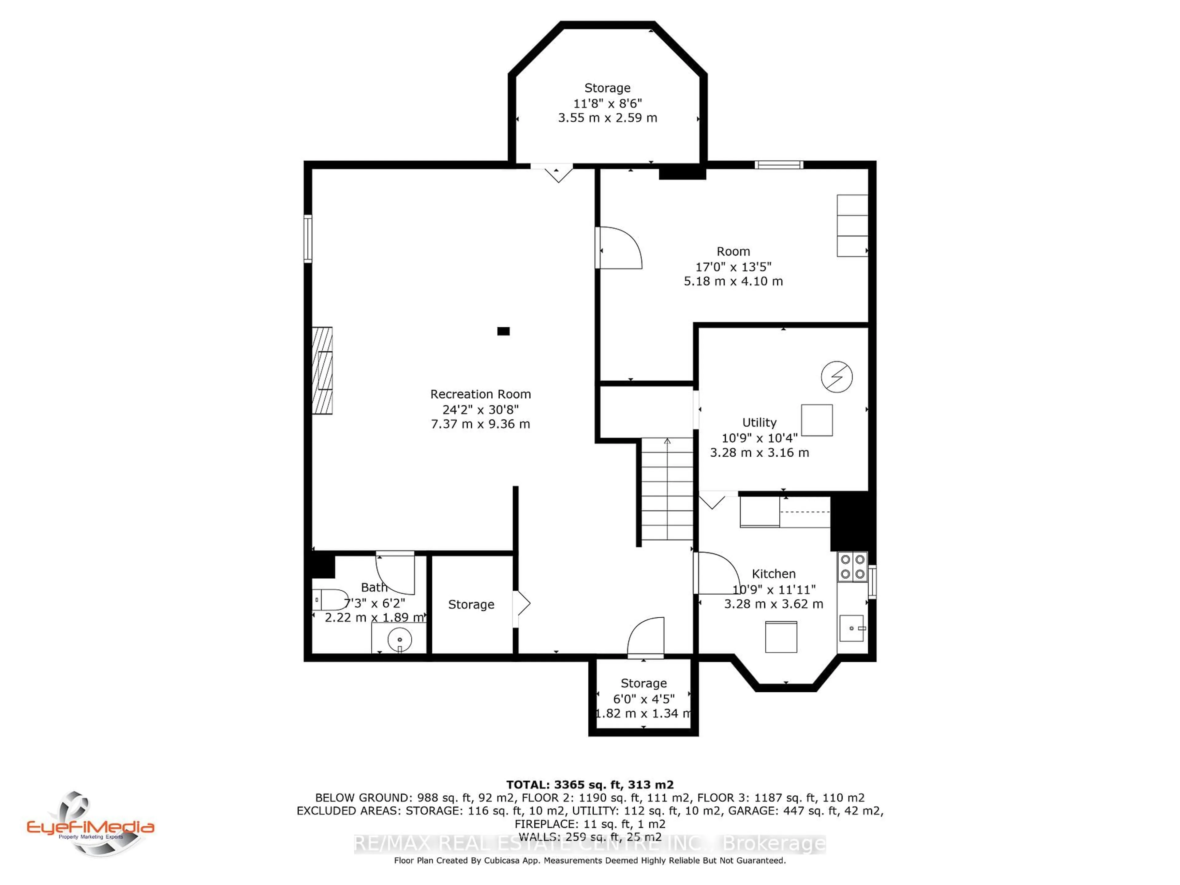 Floor plan for 57 Chipman St, Cambridge Ontario N3C 3R9