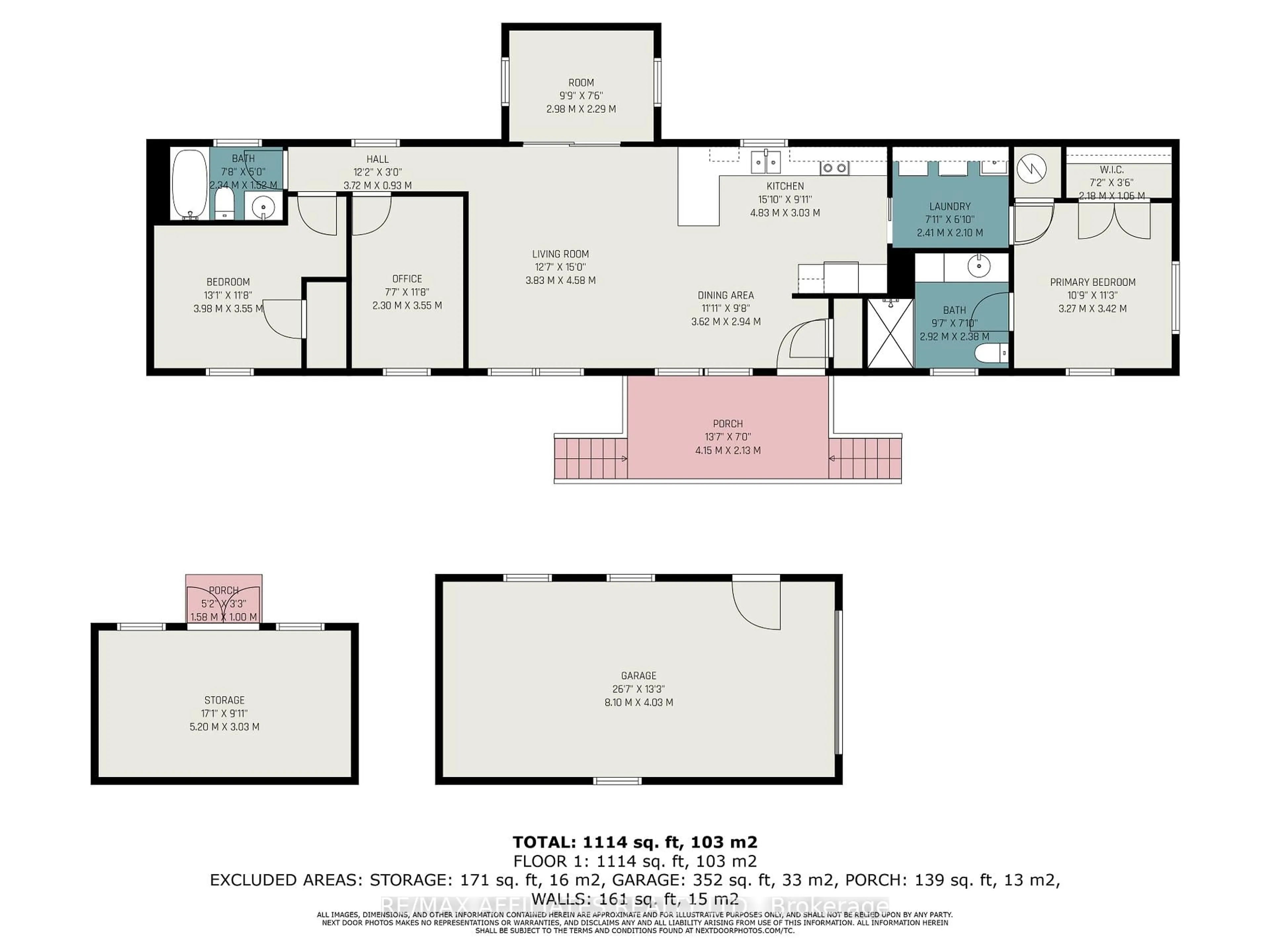 Floor plan for 36 Second St, Smiths Falls Ontario K7A 3H2