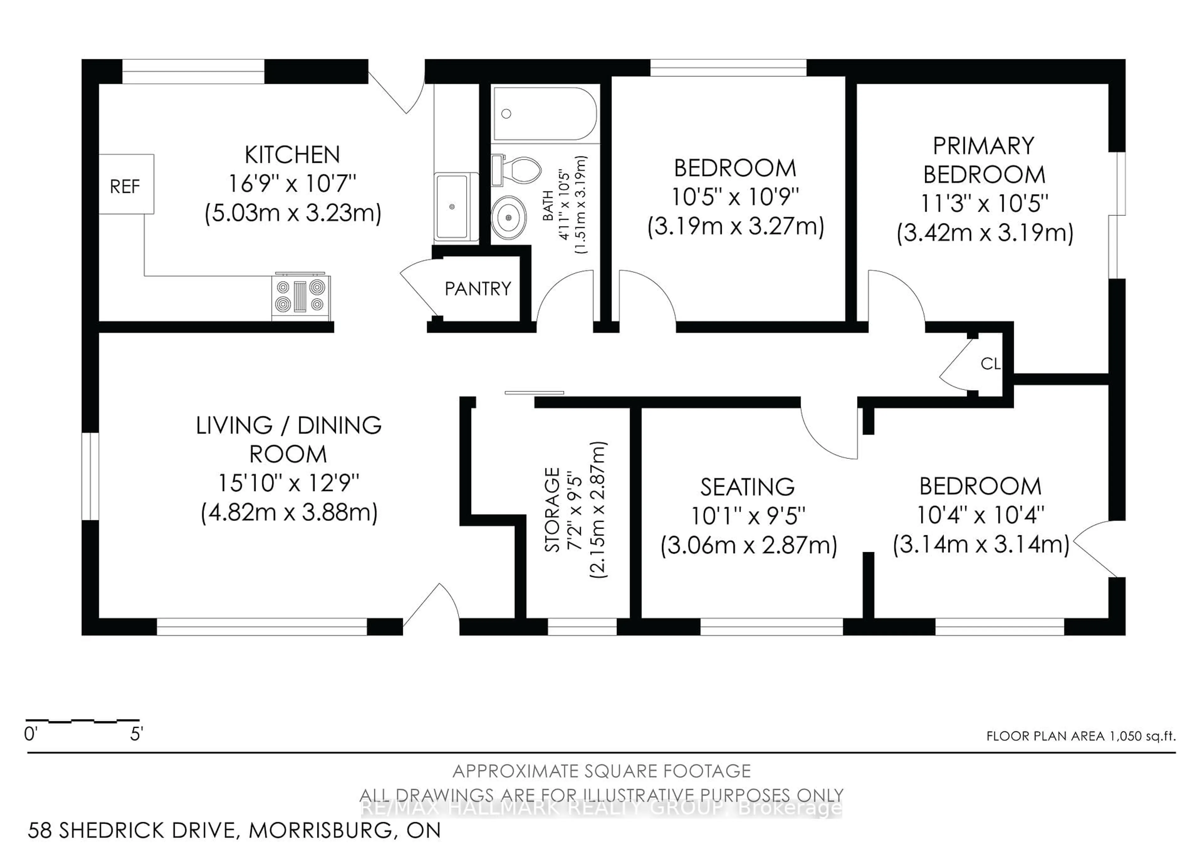 Floor plan for 58 Sheldrick Dr, South Dundas Ontario K0C 1X0