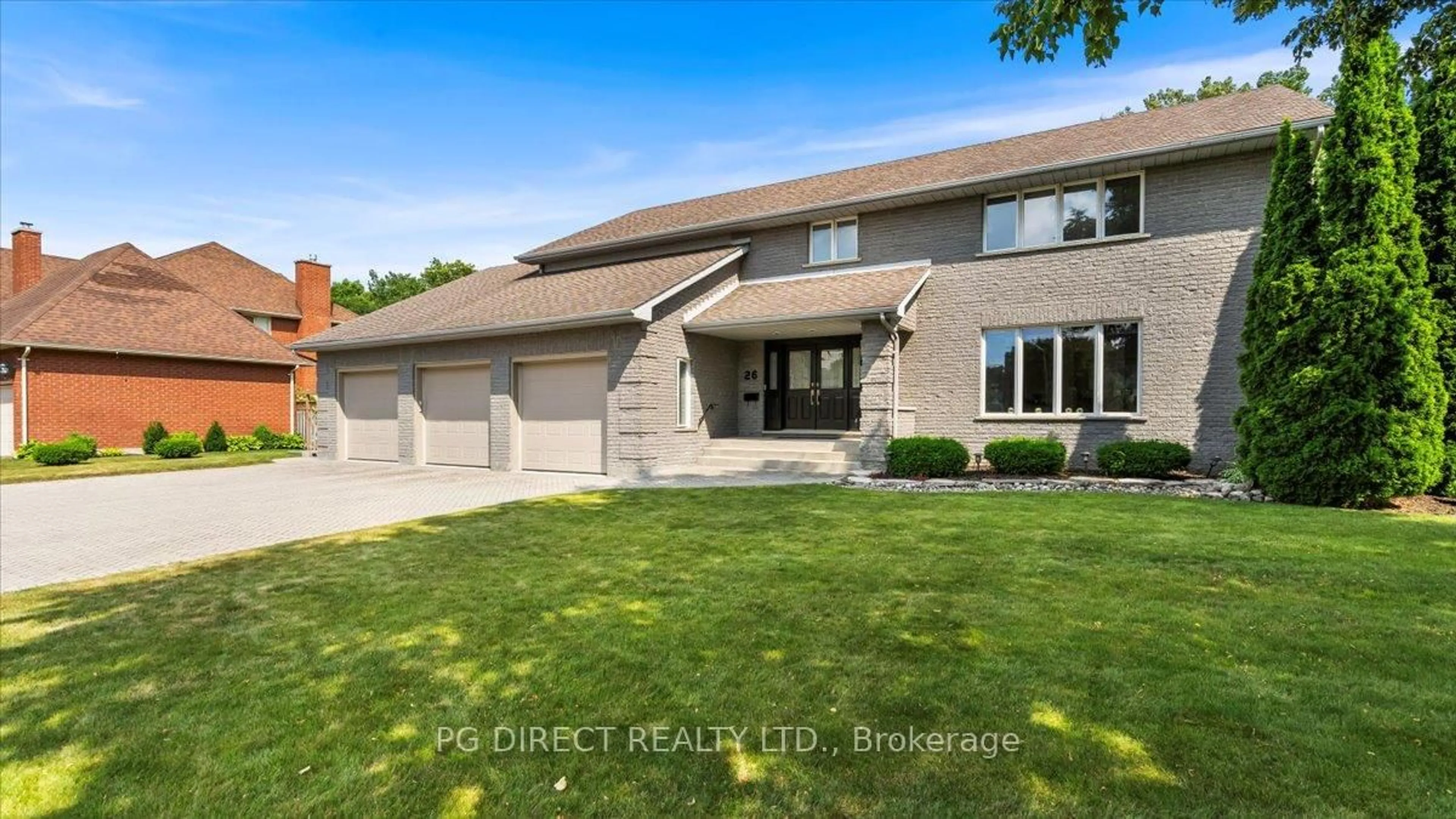 Home with brick exterior material, street for 26 Bridlewood Lane, Quinte West Ontario K8V 6N4