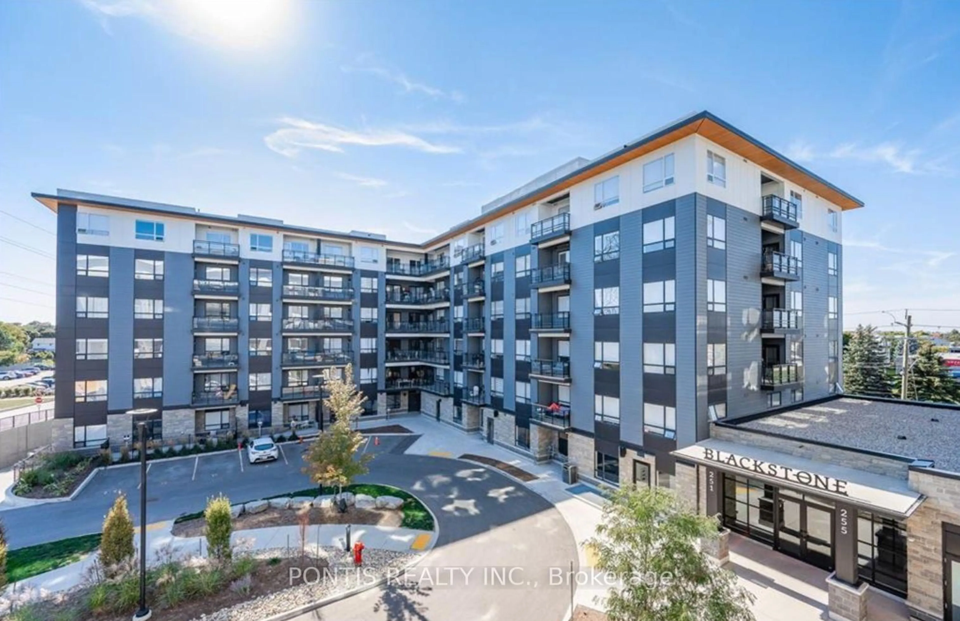 A pic from outside/outdoor area/front of a property/back of a property/a pic from drone, building for 251 Northfield Dr #207, Waterloo Ontario N2K 0G9