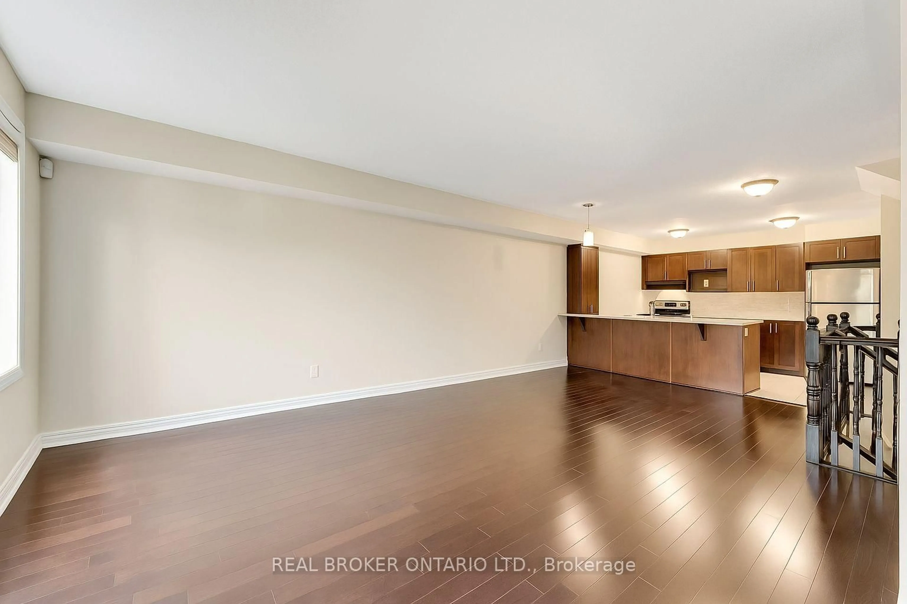 Open concept kitchen, wood/laminate floor for 778A Chapman Mills Dr, Ottawa Ontario K2J 3V2