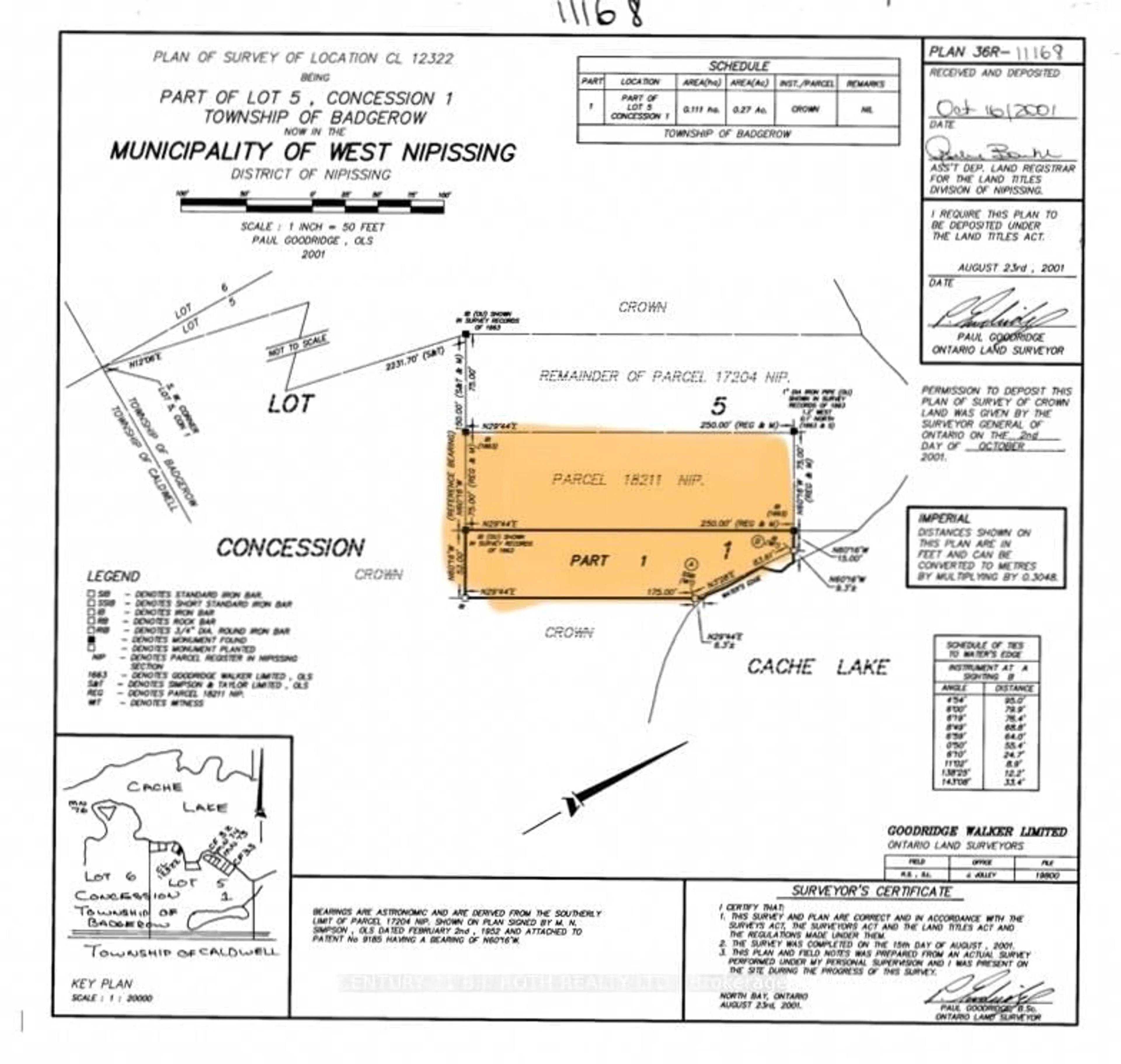 Picture of a map for 45 Lionel Rd, West Nipissing Ontario P0H 2M0