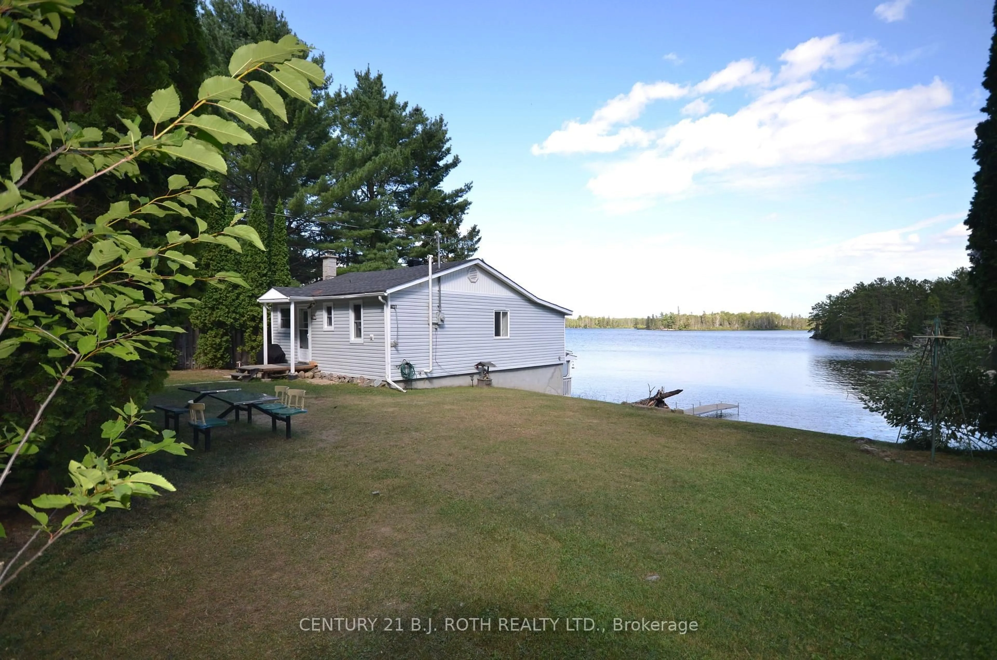 Patio, water/lake/river/ocean view for 45 Lionel Rd, West Nipissing Ontario P0H 2M0