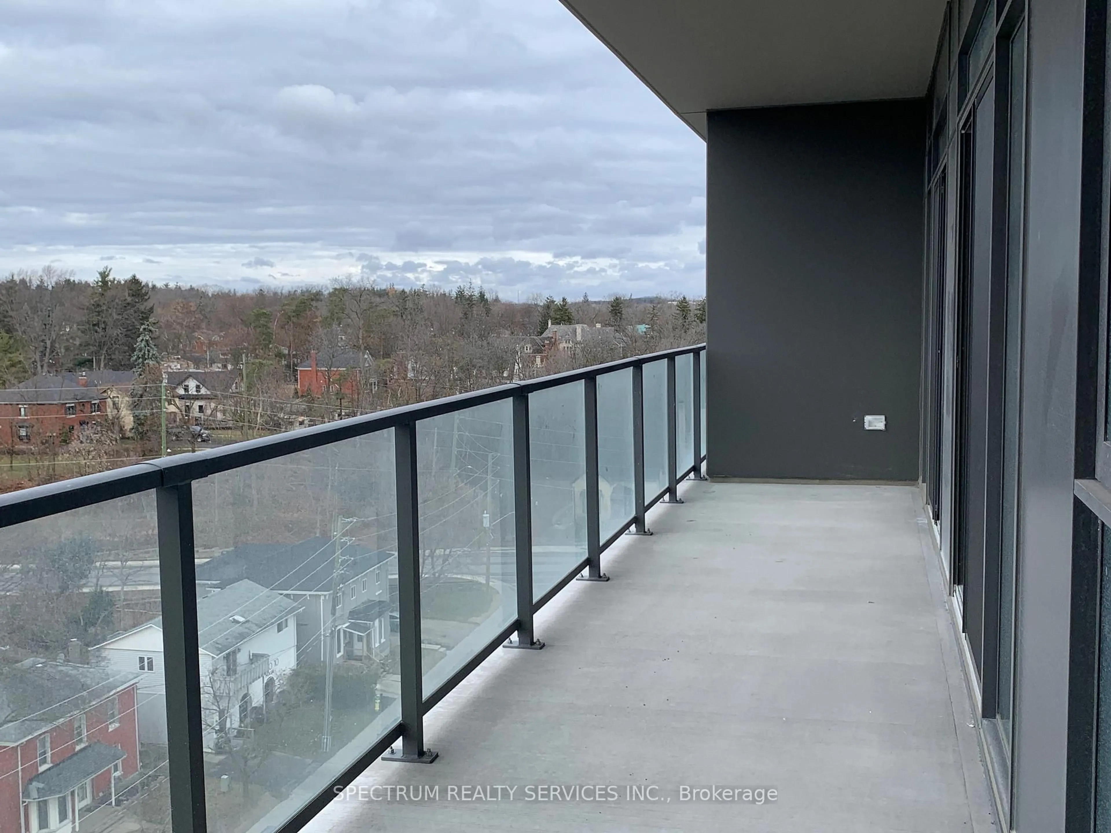 Balcony in the apartment, water/lake/river/ocean view for 15 Glebe St #910, Cambridge Ontario N1S 0C3