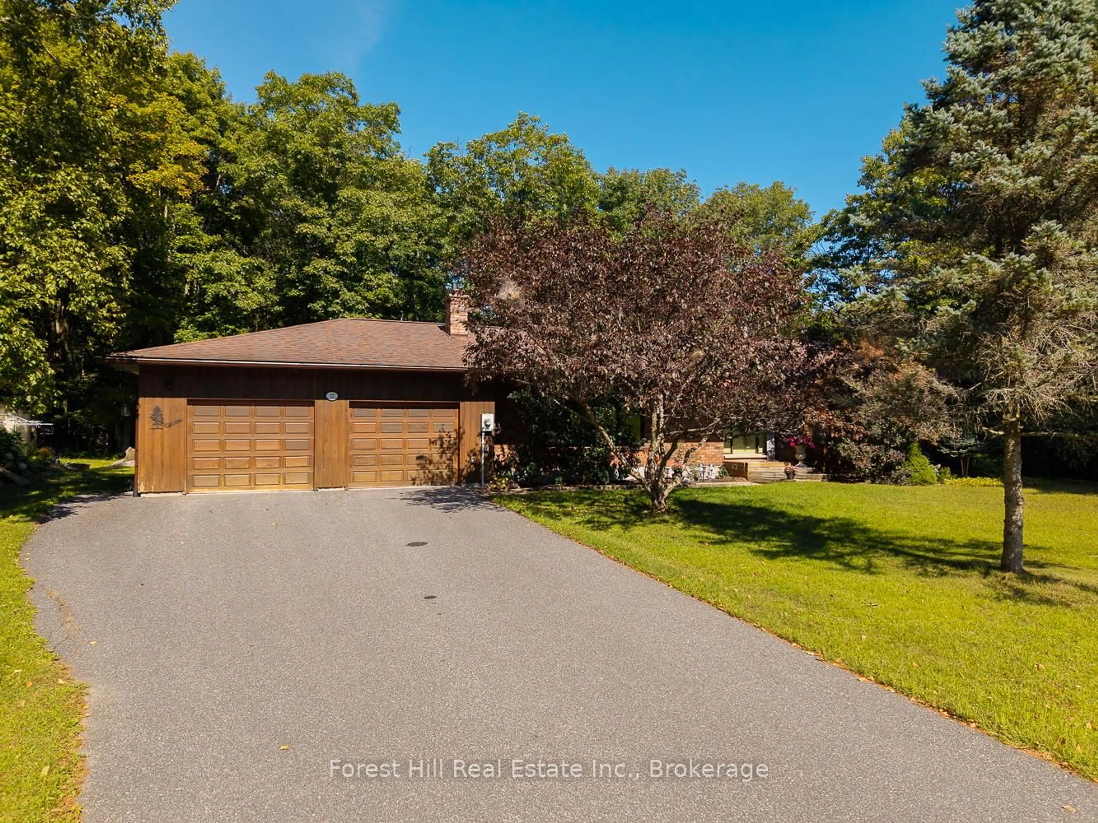 A pic from outside/outdoor area/front of a property/back of a property/a pic from drone, water/lake/river/ocean view for 17 Skerryvore Circ, McDougall Ontario P2A 2W9
