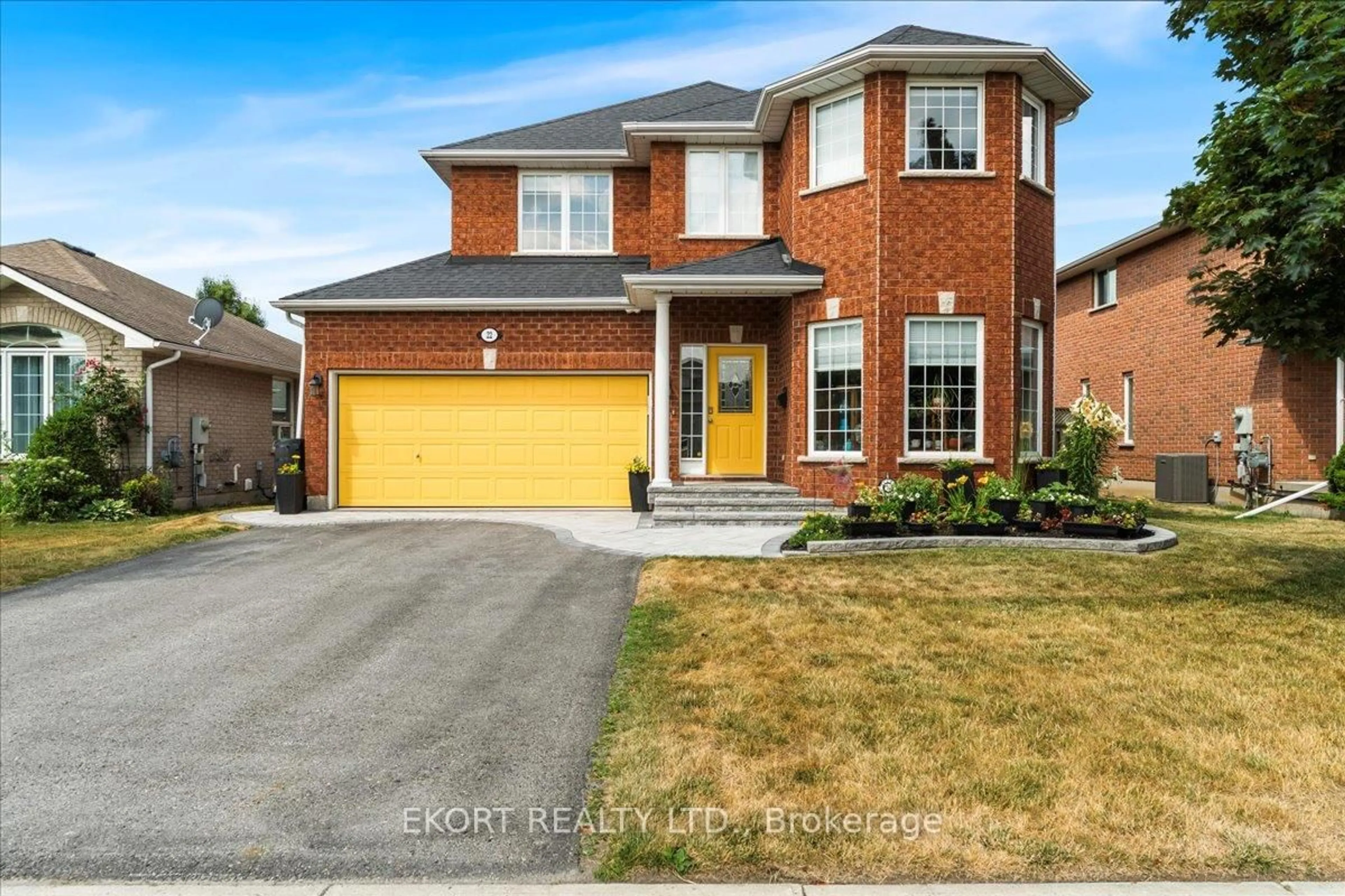 Home with brick exterior material, street for 22 Linden Lane, Belleville Ontario K8N 5Y6