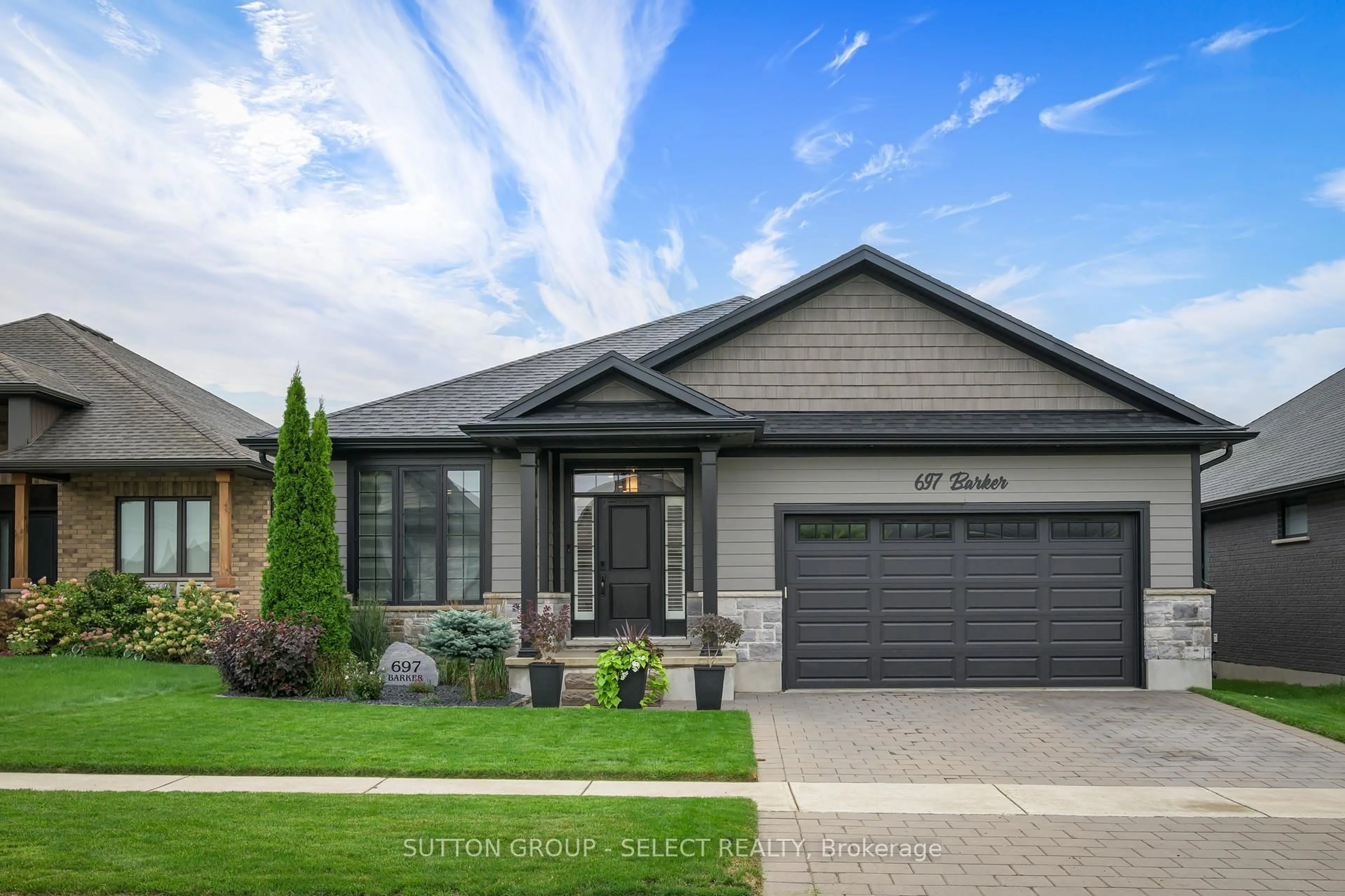 Home with brick exterior material, street for 697 Barker St, Strathroy-Caradoc Ontario N0L 1W0