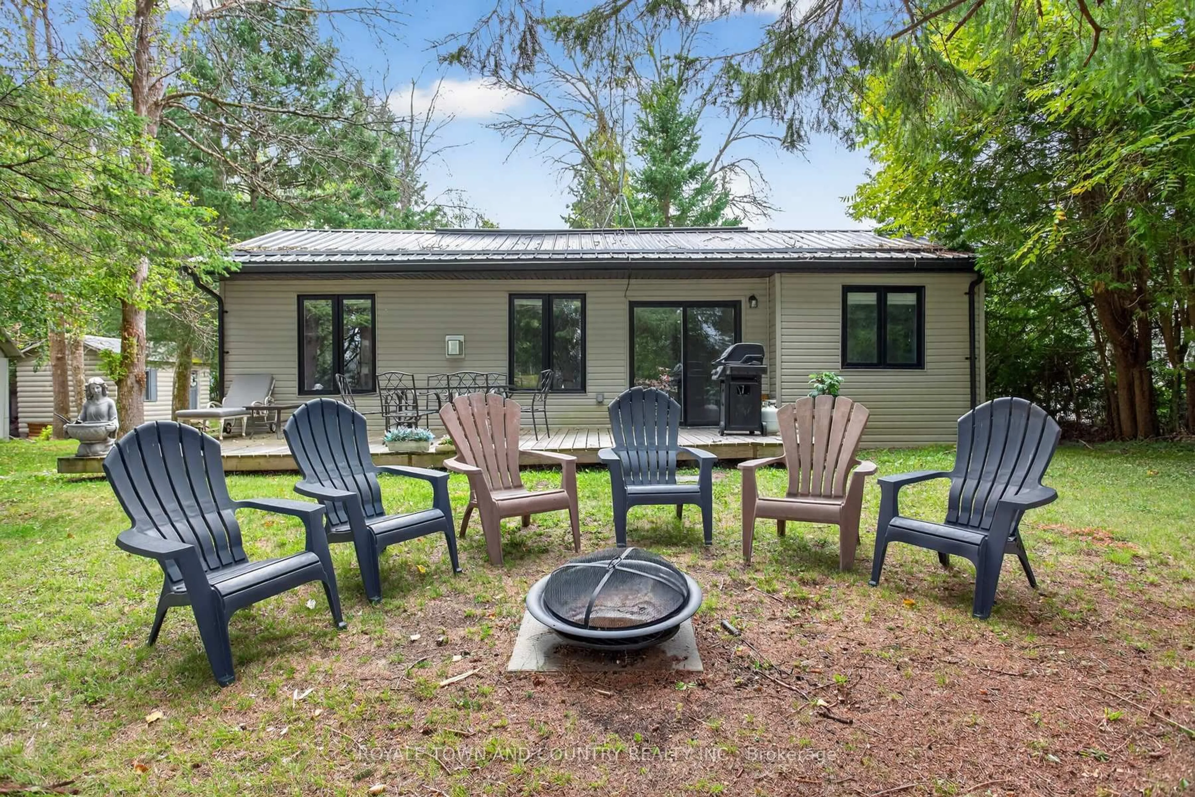 Patio, water/lake/river/ocean view for 82 Riverbank Rd, Kawartha Lakes Ontario K0M 1N0