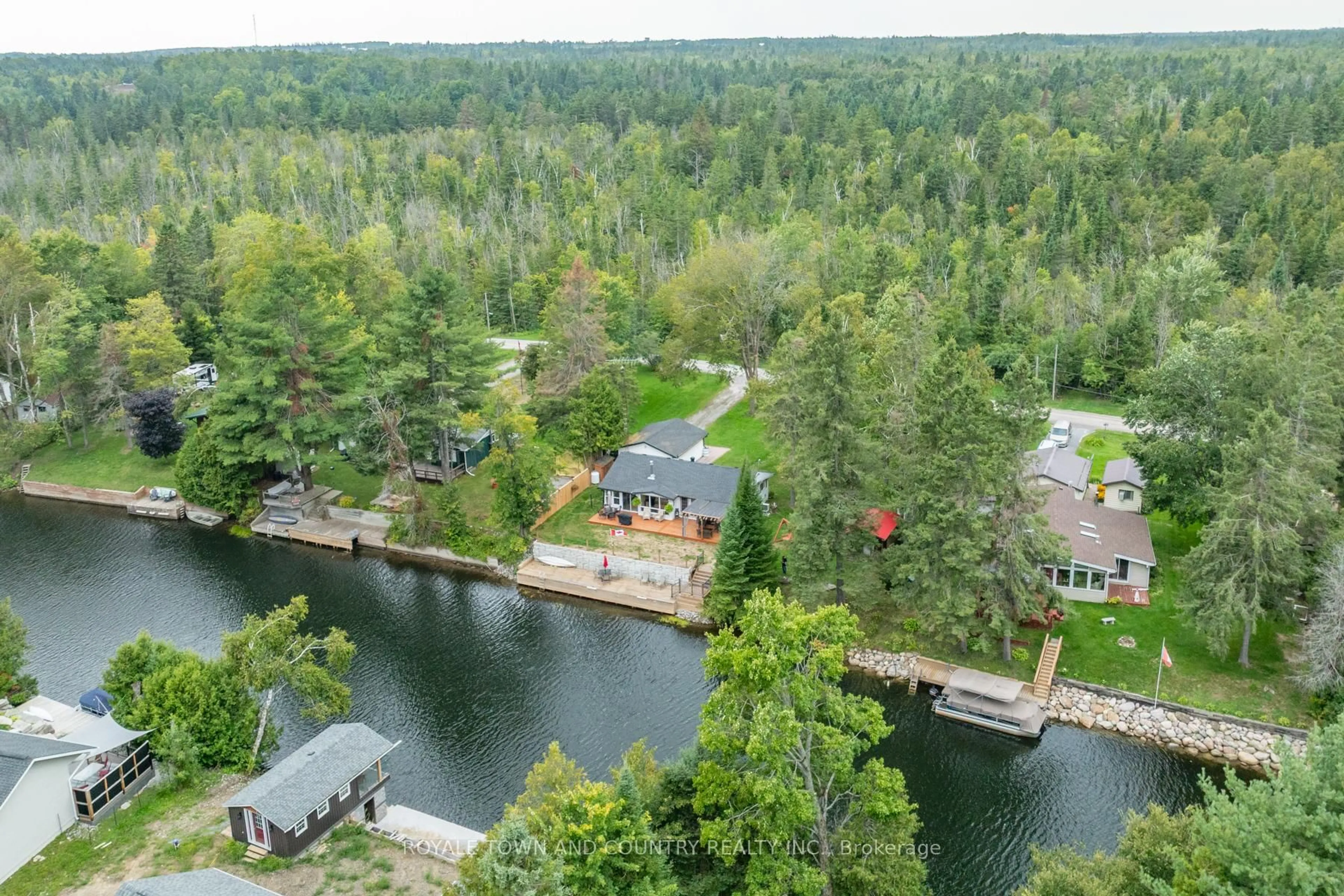A pic from outside/outdoor area/front of a property/back of a property/a pic from drone, water/lake/river/ocean view for 27 CEDARPLANK Rd, Kawartha Lakes Ontario K0M 1N0