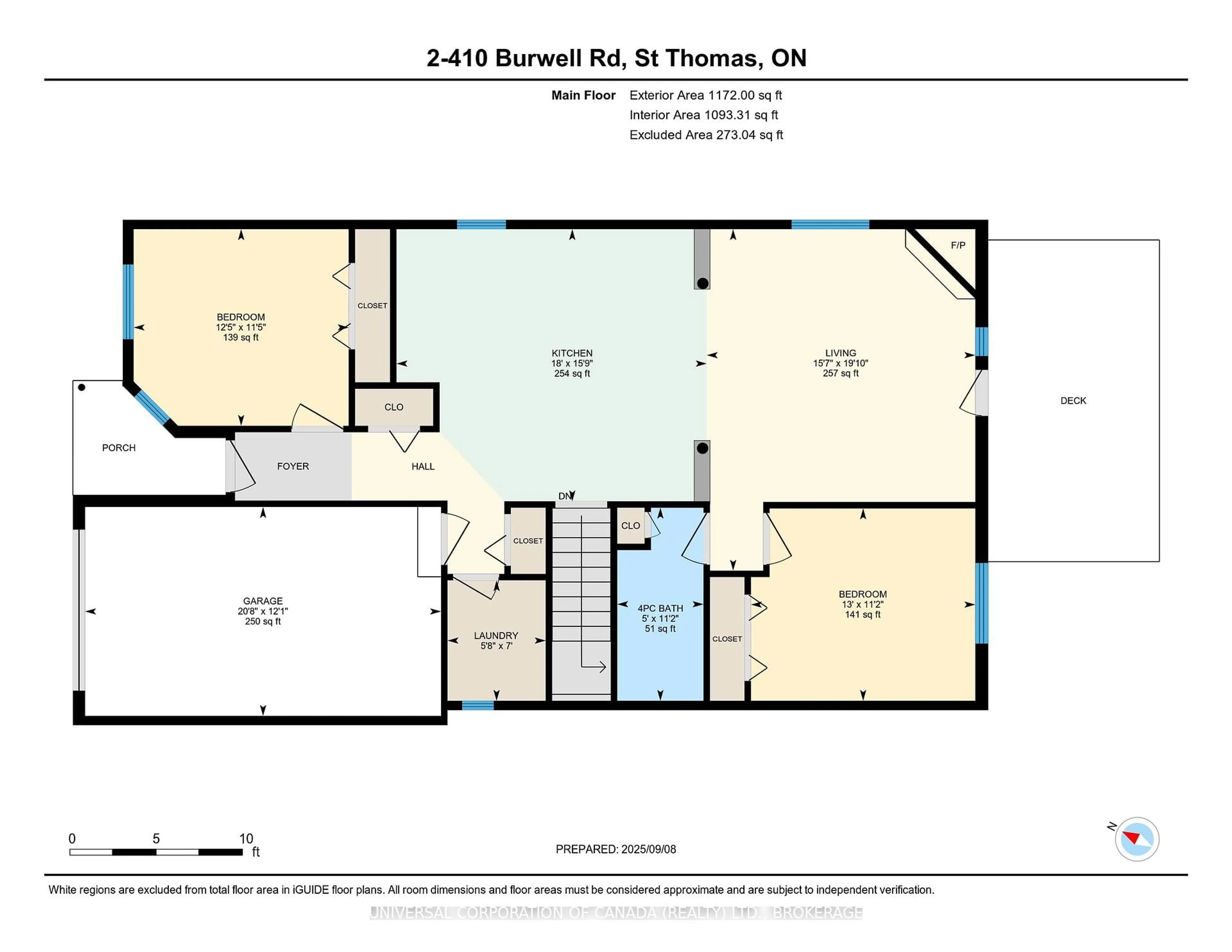 Floor plan for 410 Burwell Rd #2, St. Thomas Ontario N5P 4N6