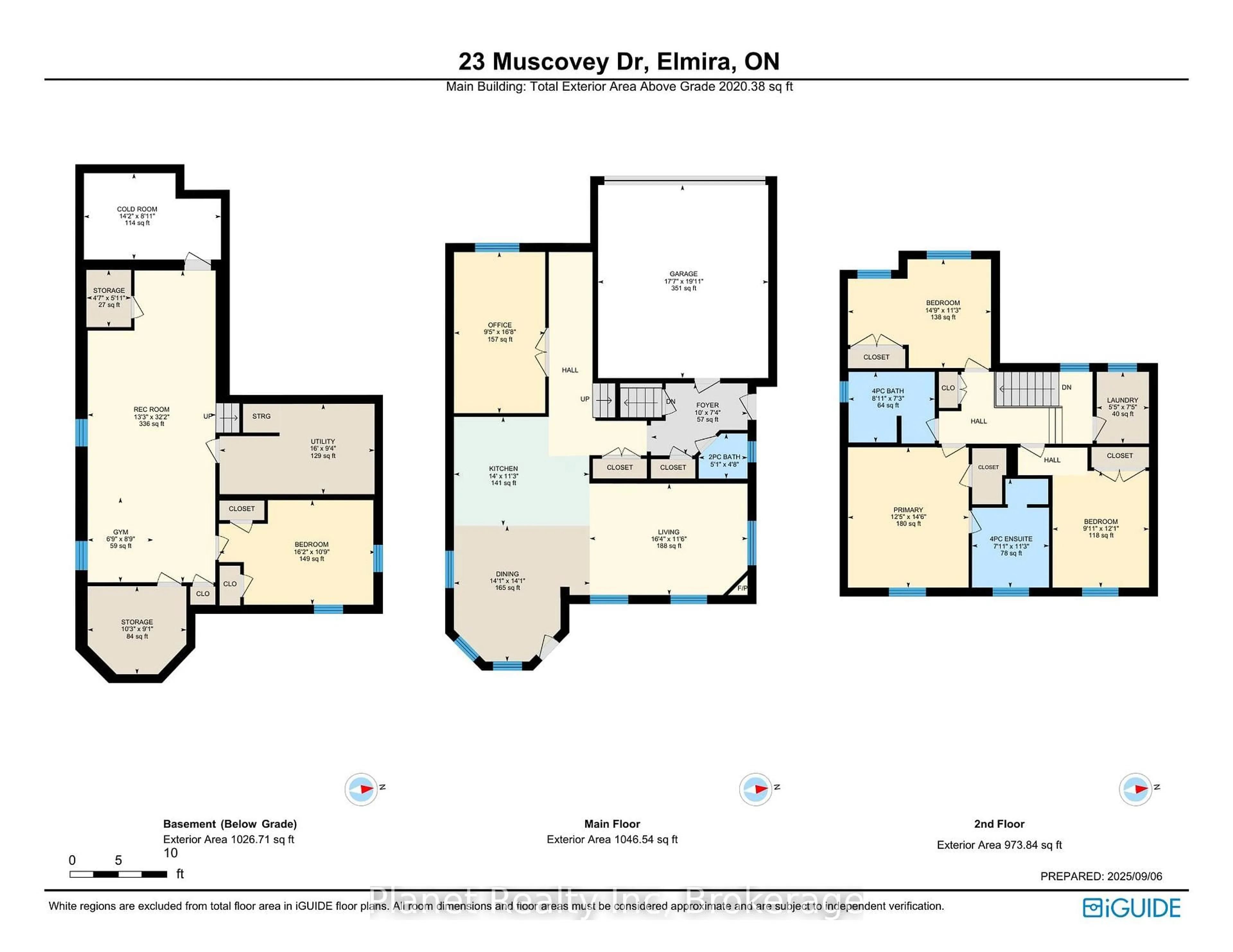 Floor plan for 23 Muscovey Dr, Woolwich Ontario N3B 3M5