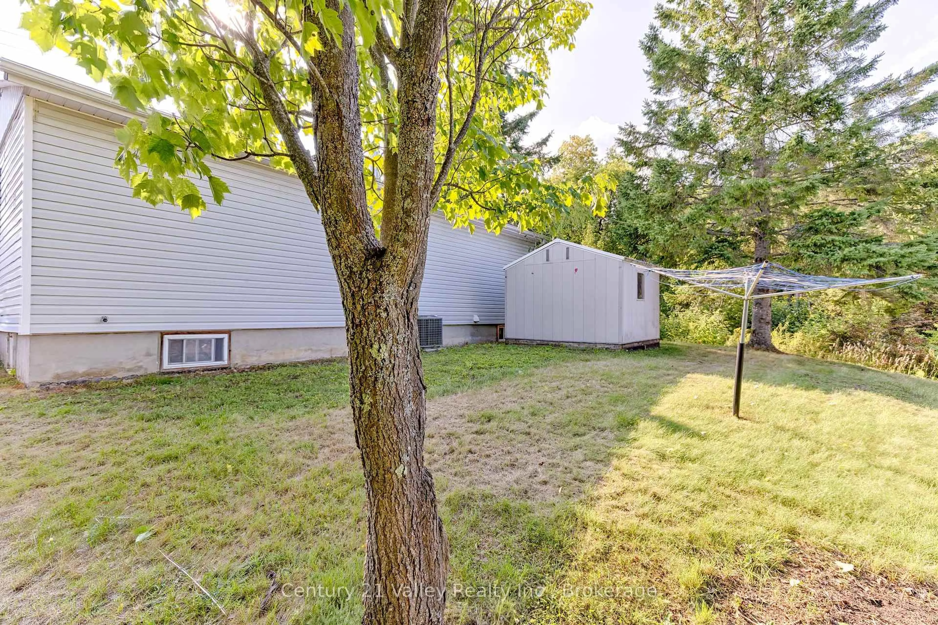 Patio, forest/trees view for 143 Alice St, Eganville Ontario K0J 1T0