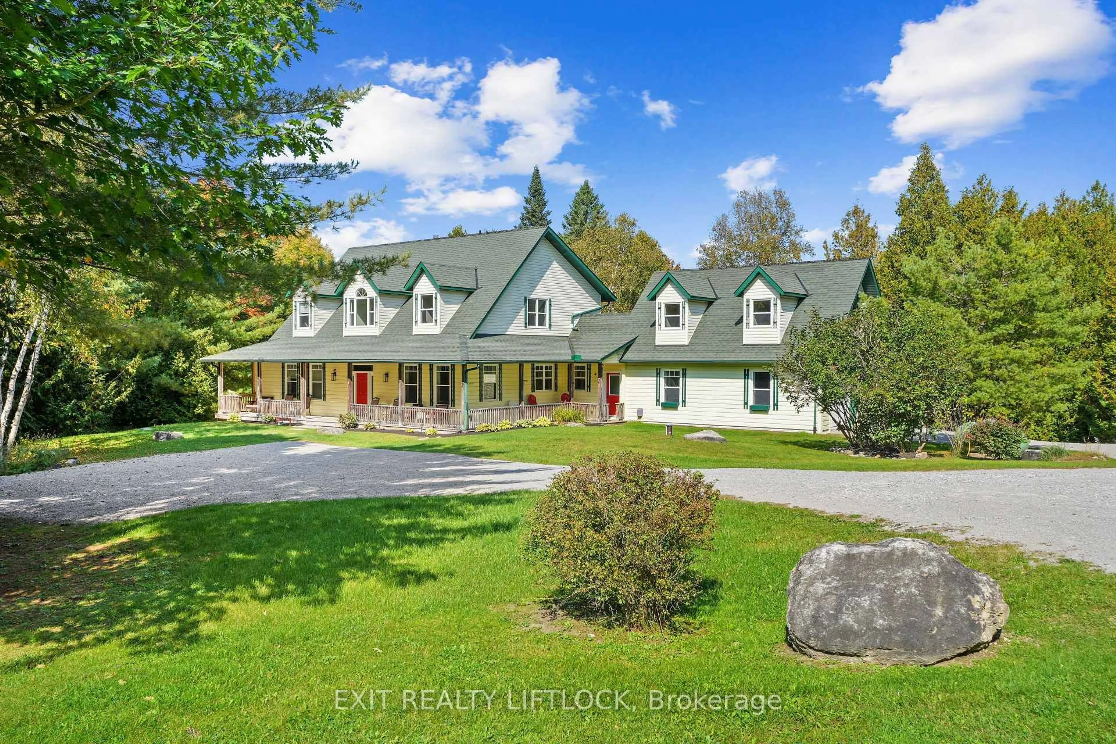 A pic from outside/outdoor area/front of a property/back of a property/a pic from drone, unknown for 169 Dutch Line Rd, Kawartha Lakes Ontario K0M 2A0
