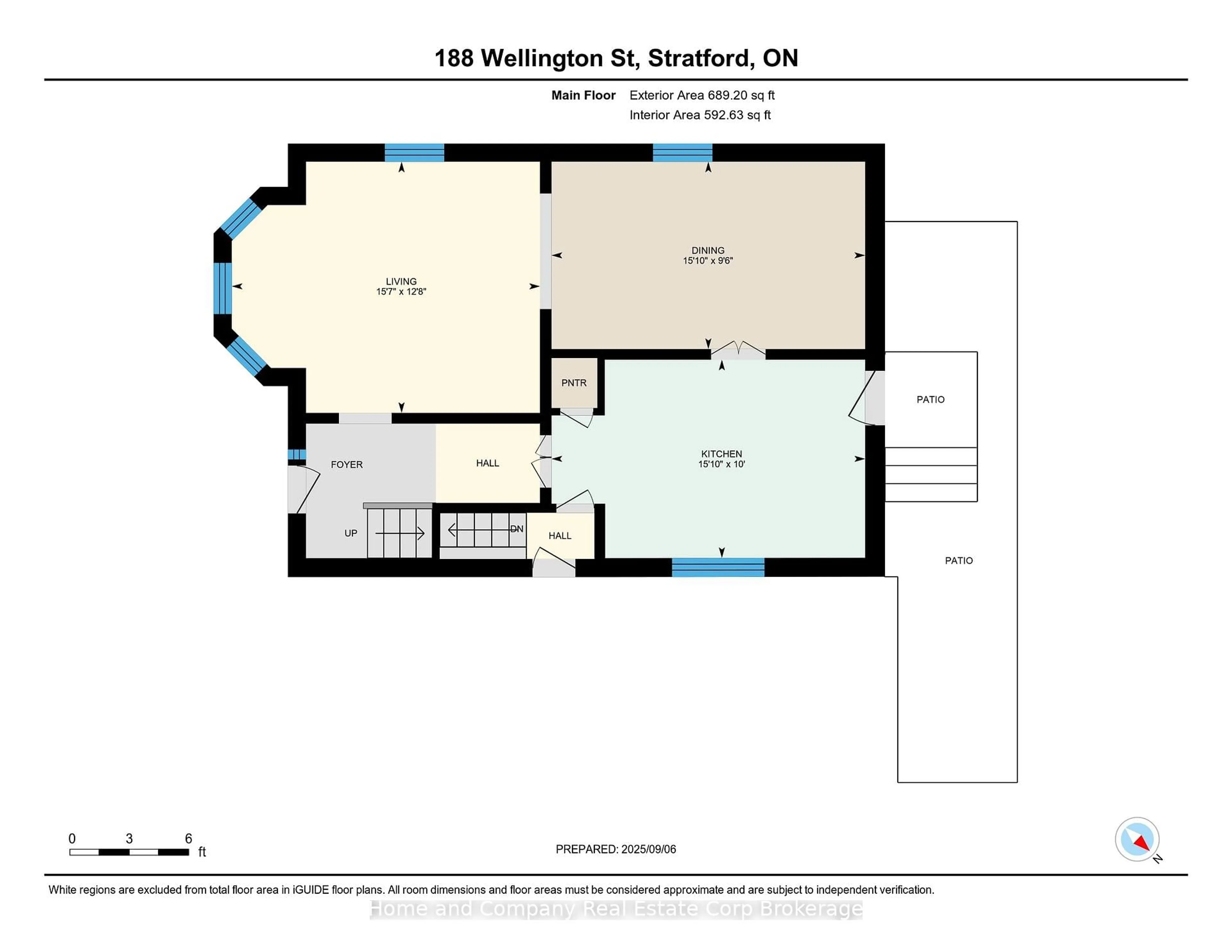 Floor plan for 188 Wellington St, Stratford Ontario N5A 2L6