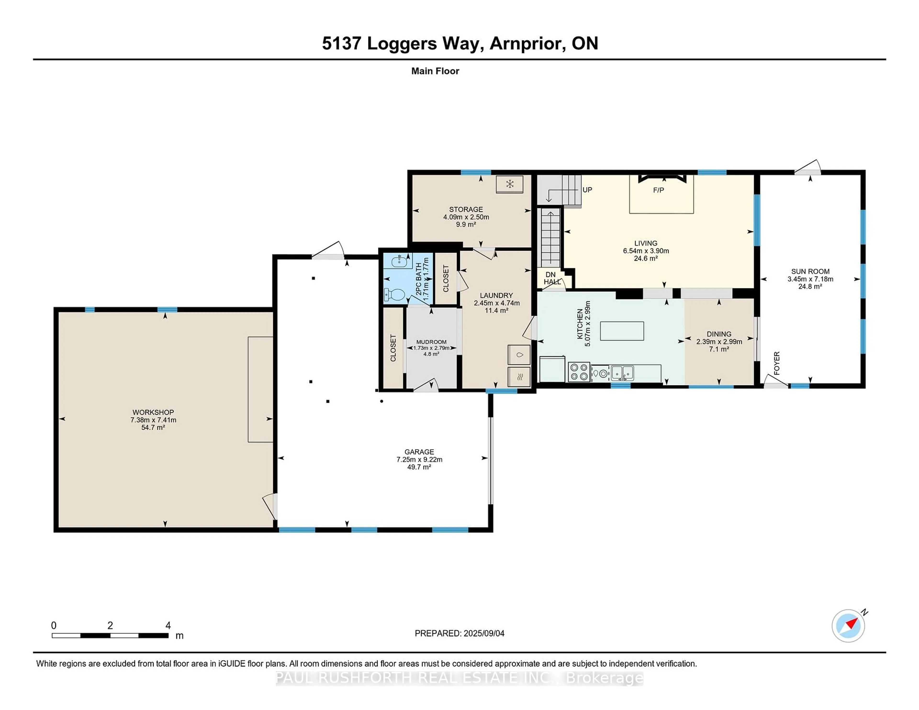 Floor plan for 5137 Loggers Way, Ottawa Ontario K7S 3G7