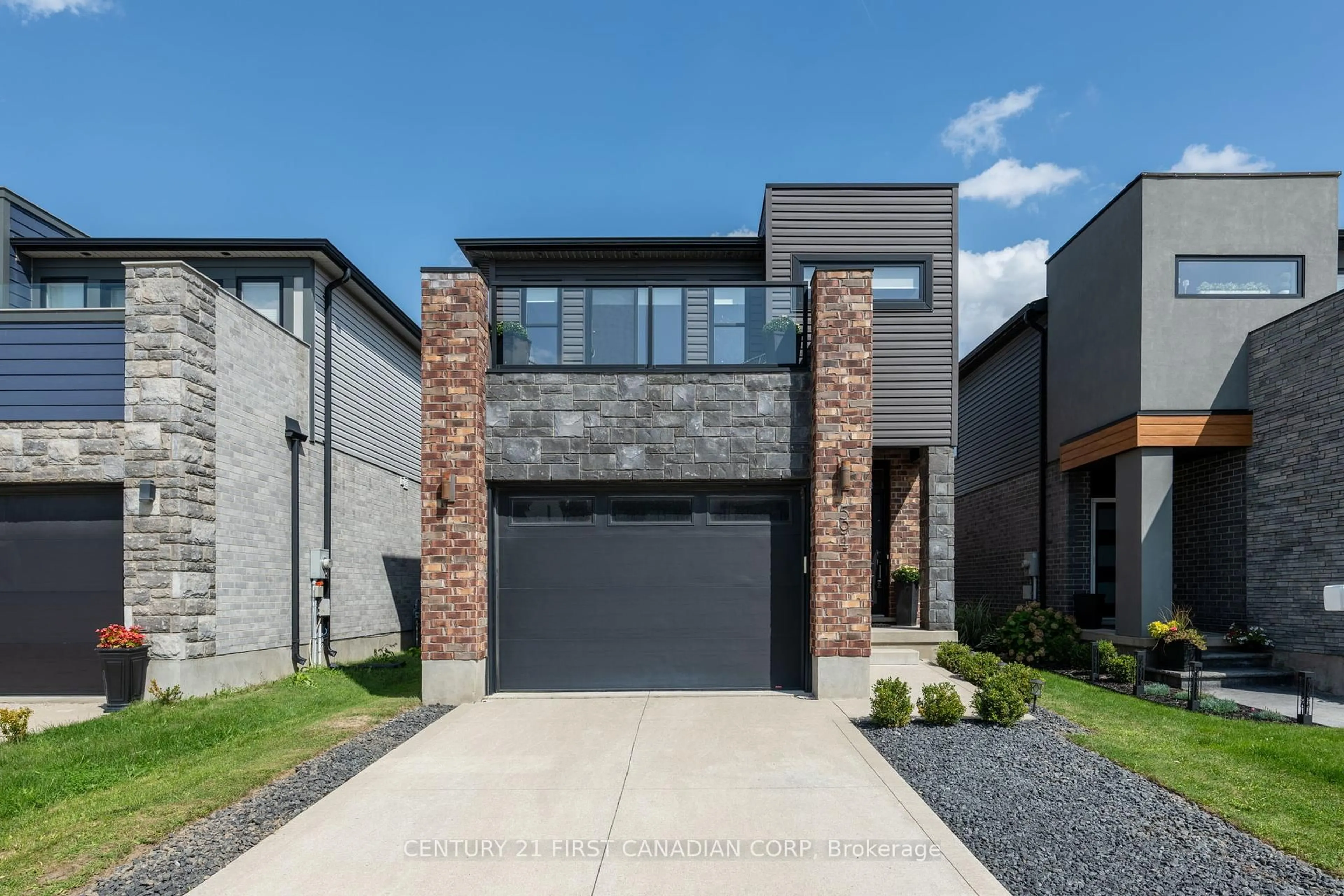 Home with brick exterior material, street for 594 Freeport St, London North Ontario N6G 0R2