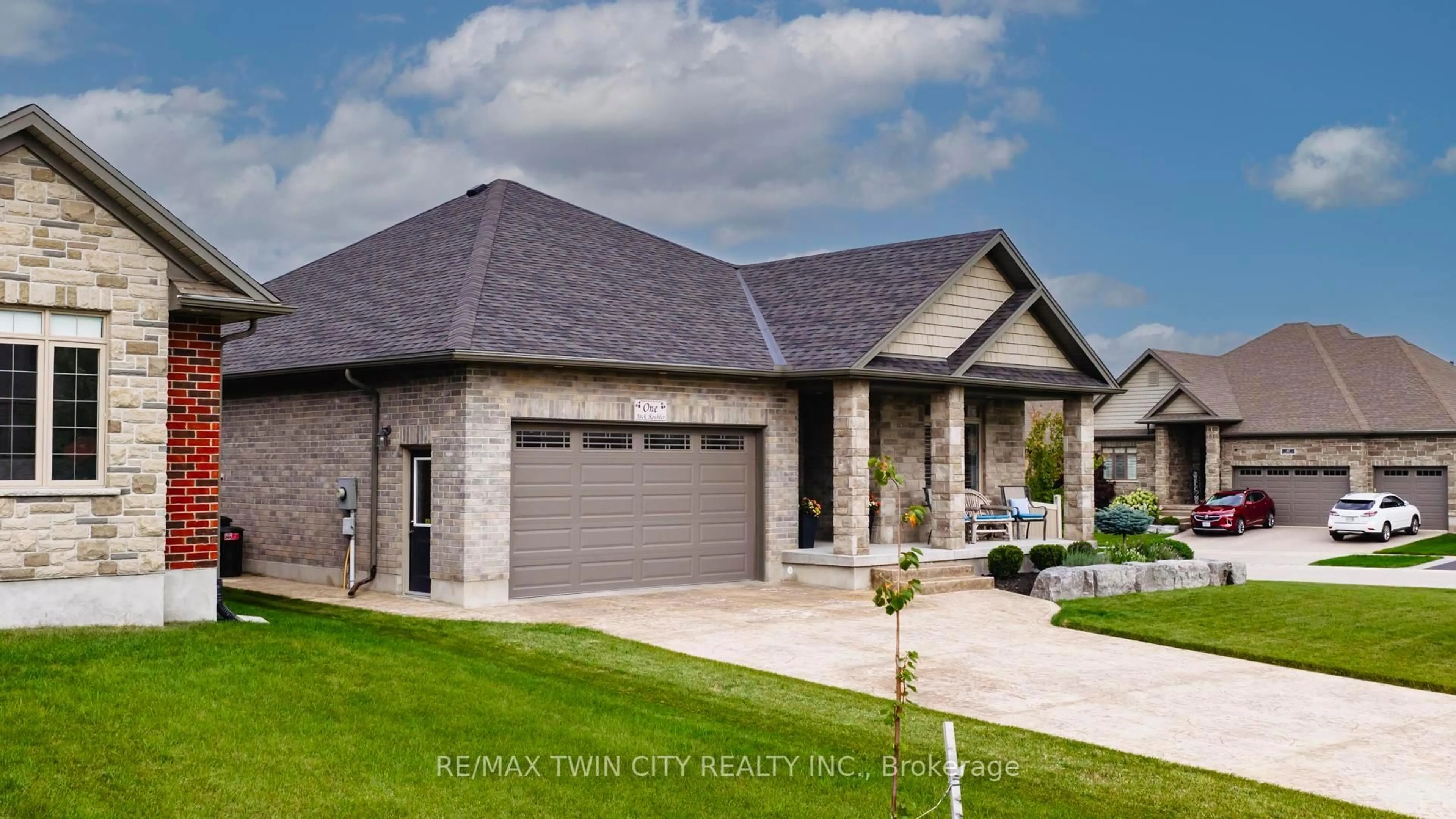 Home with brick exterior material, street for 1 Jack Koehler Lane, Wellesley Ontario N0B 2T0