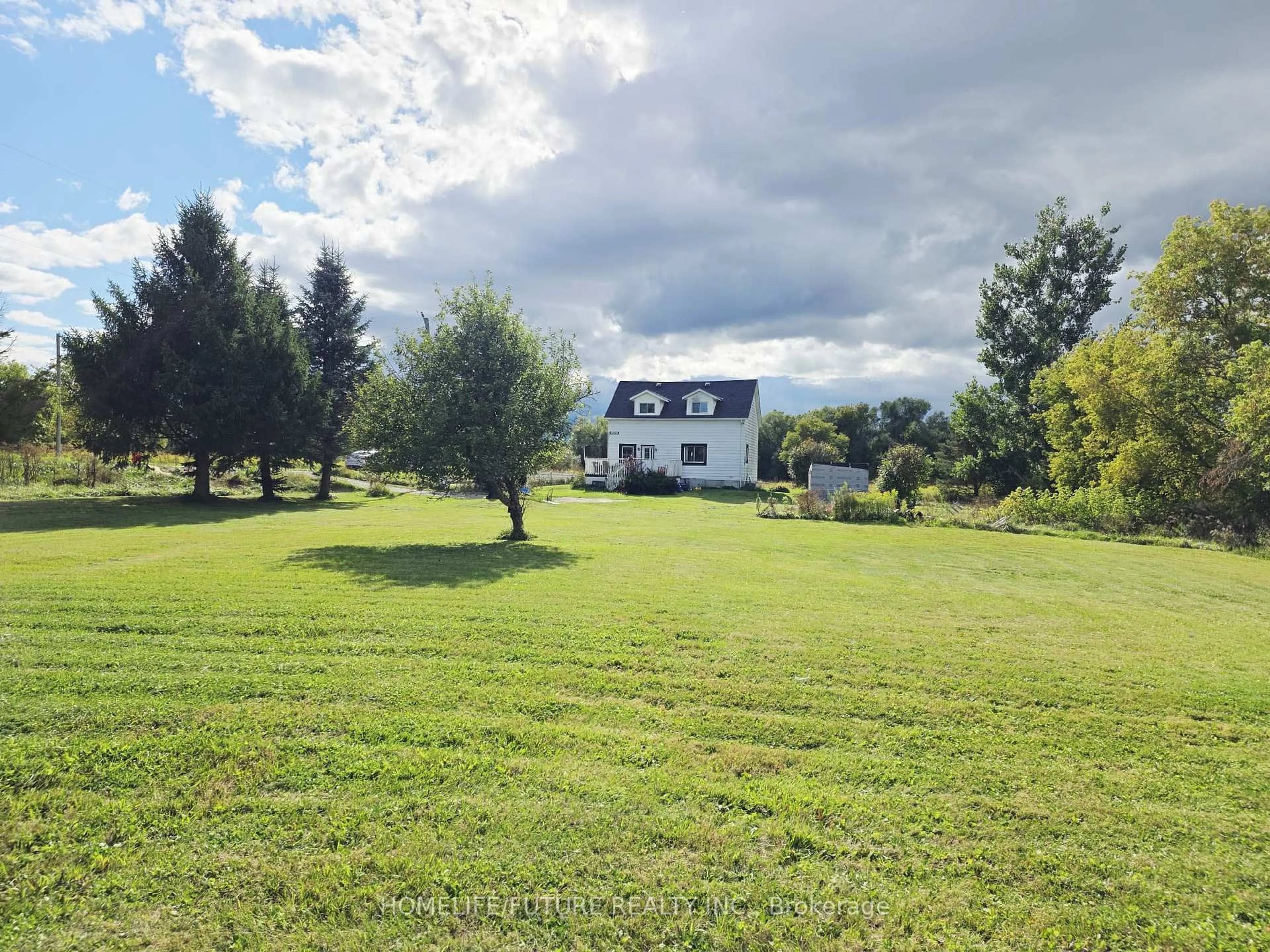 A pic from outside/outdoor area/front of a property/back of a property/a pic from drone, mountain view for 13984 County 29 Rd, Trent Hills Ontario K0K 3K0
