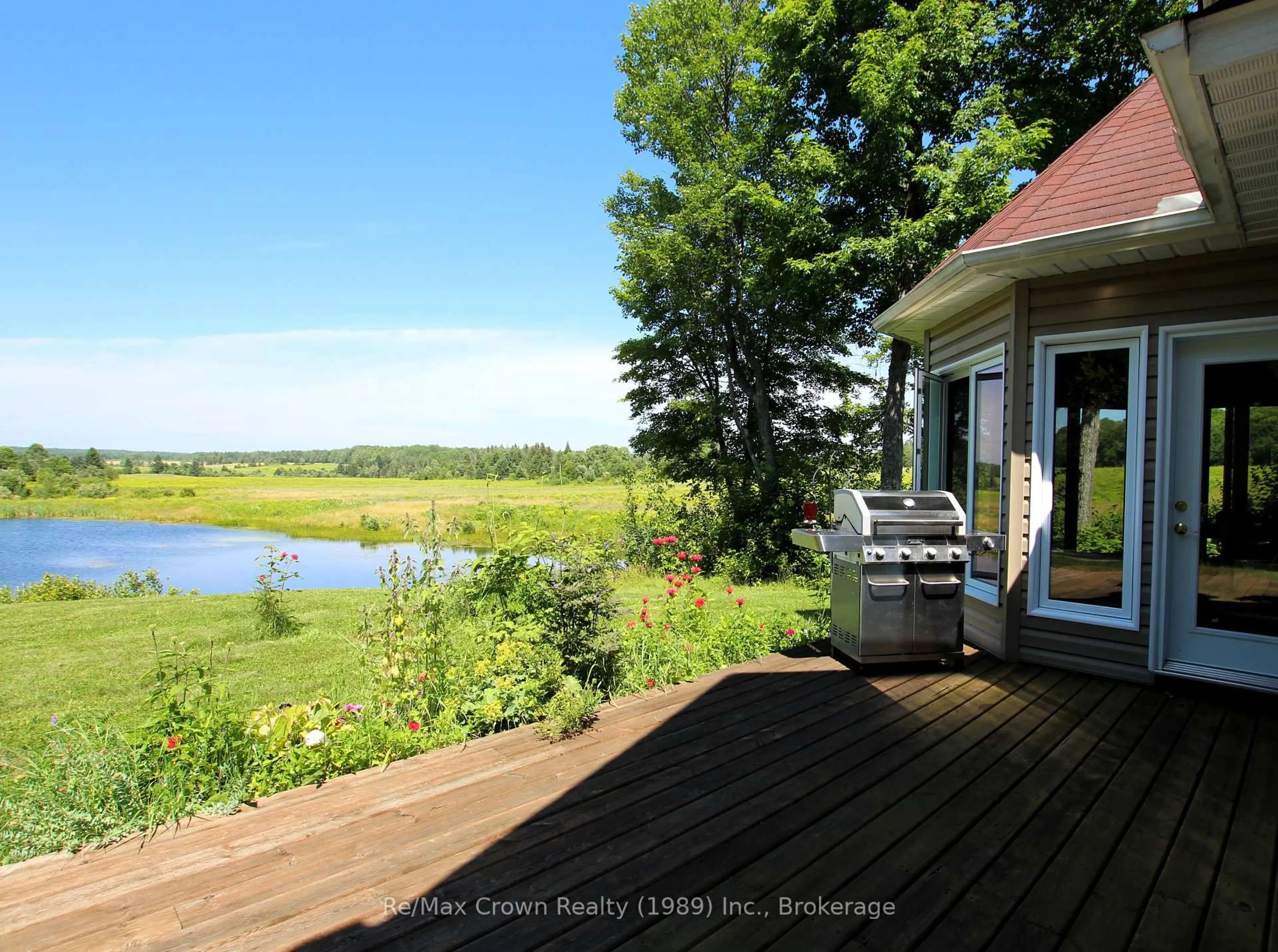 Patio, water/lake/river/ocean view for 130B Barrett Rd, Nipissing Ontario P0H 1J0