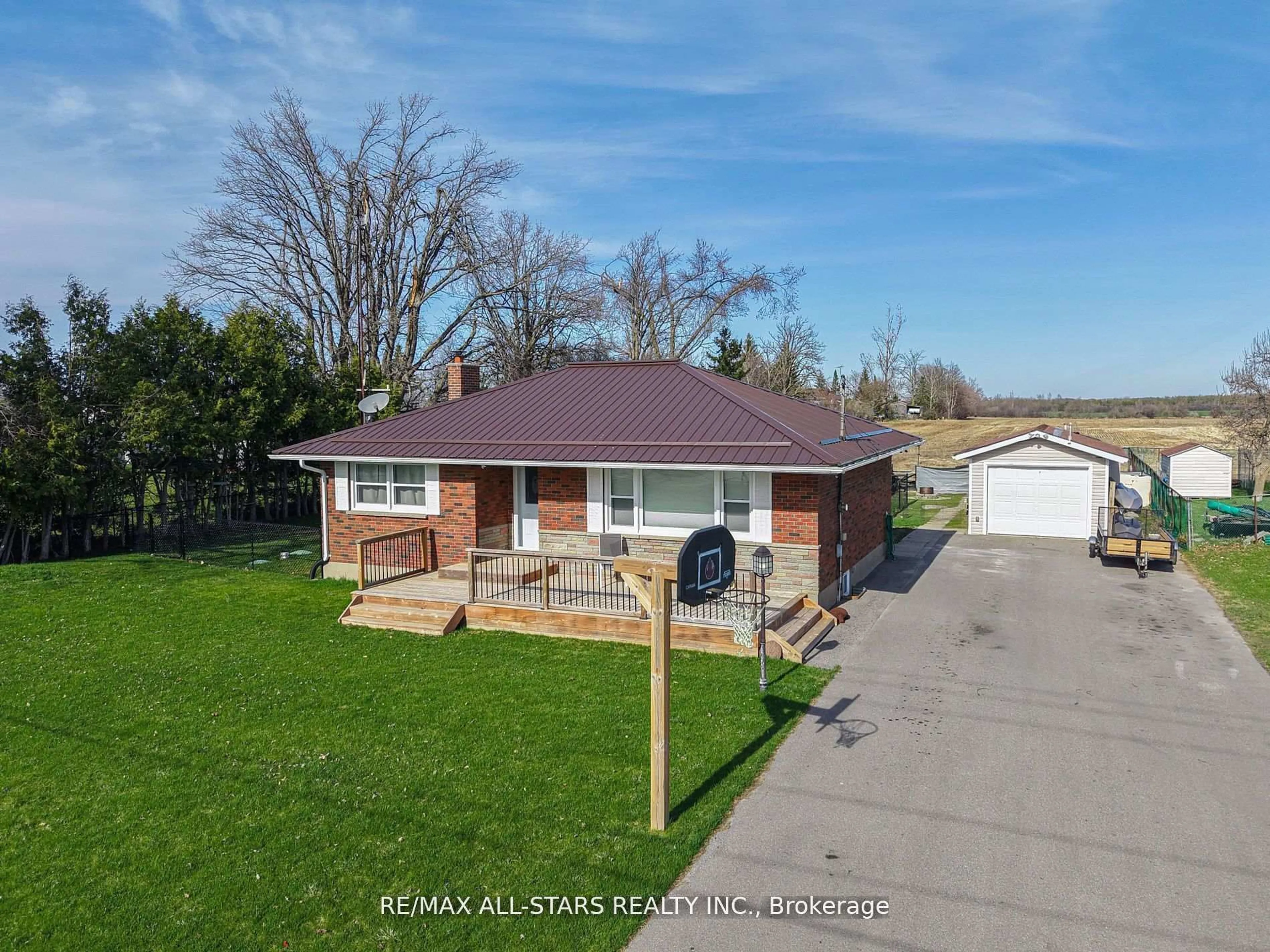 A pic from outside/outdoor area/front of a property/back of a property/a pic from drone, street for 904 Eldon Rd, Kawartha Lakes Ontario K0M 2M0