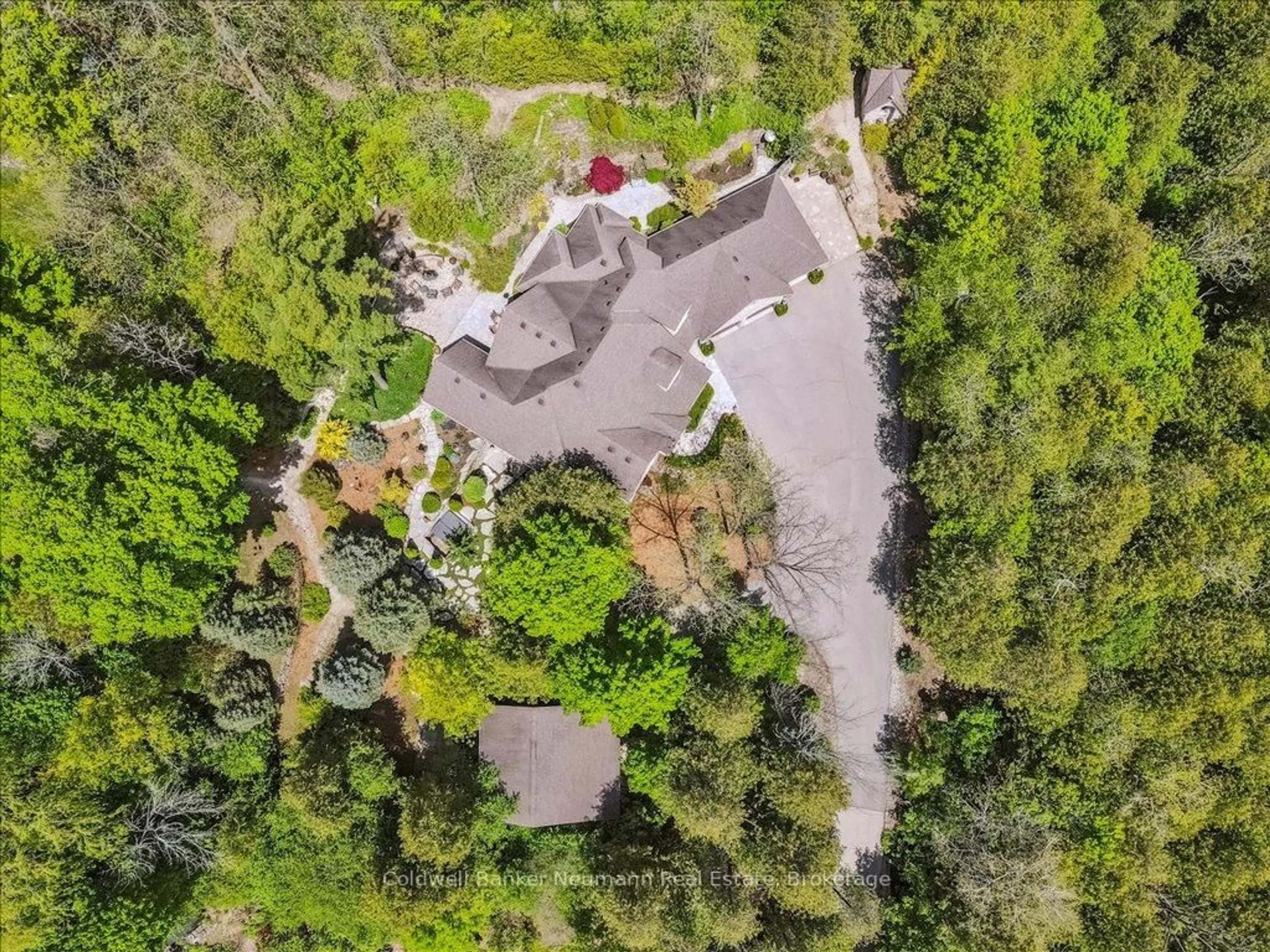 A pic from outside/outdoor area/front of a property/back of a property/a pic from drone, forest/trees view for 198 Pasmore St, Guelph/Eramosa Ontario N0B 2K0