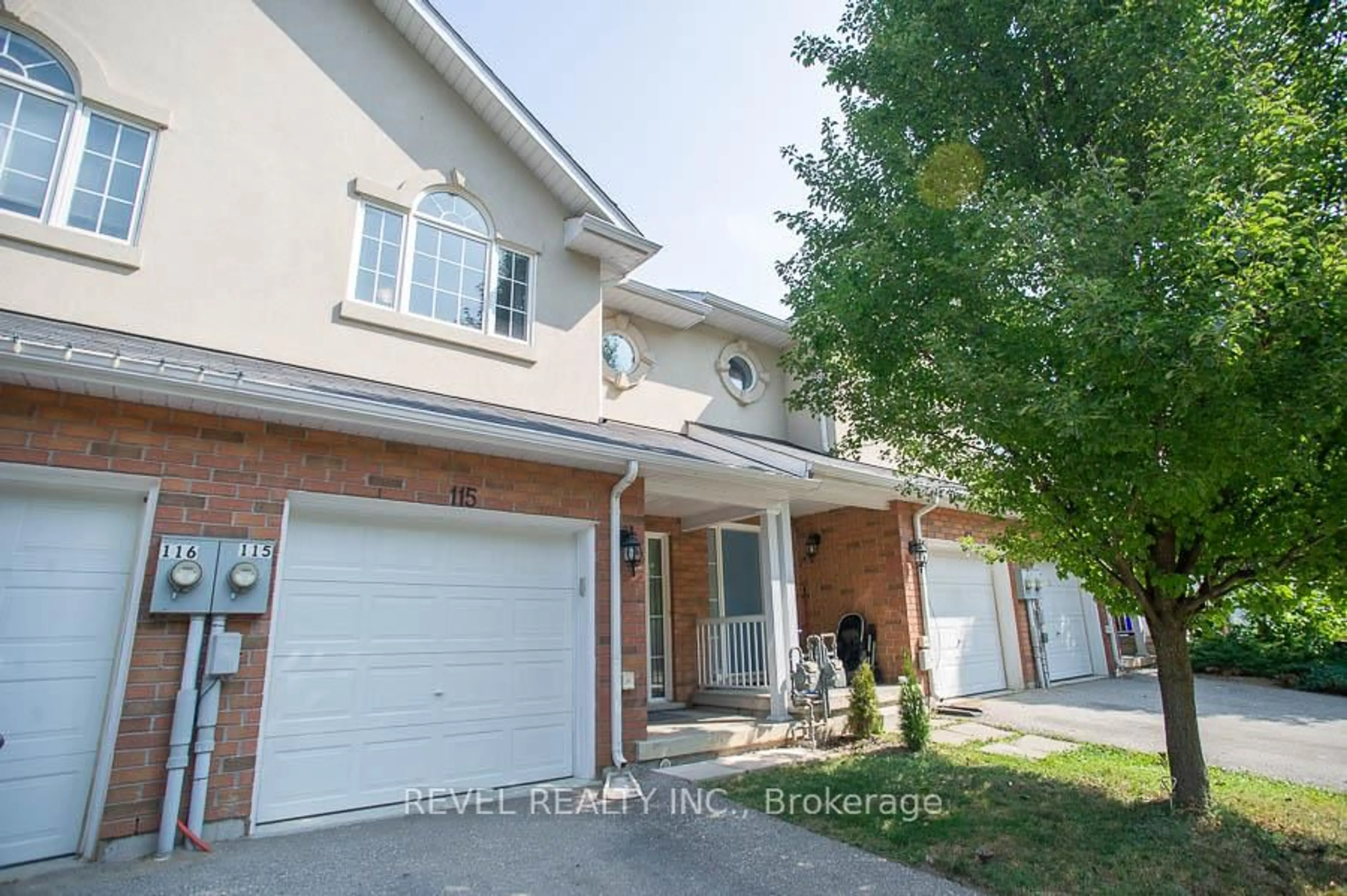 Home with brick exterior material, street for 20 McConkey Cres #115, Brantford Ontario N3S 0C2
