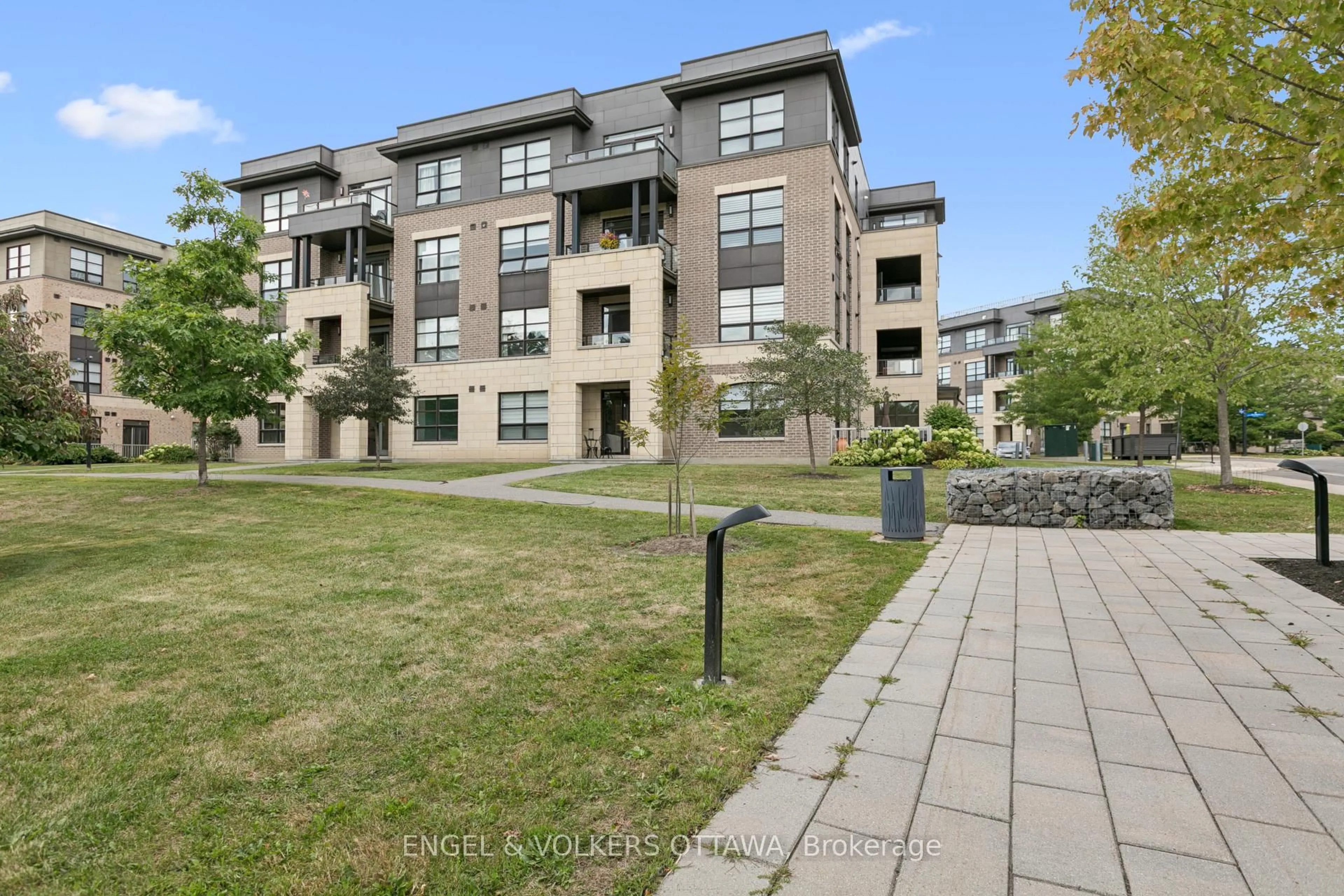 A pic from outside/outdoor area/front of a property/back of a property/a pic from drone, street for 160 Montblanc Private #101, Orleans Ontario K1C 0B8