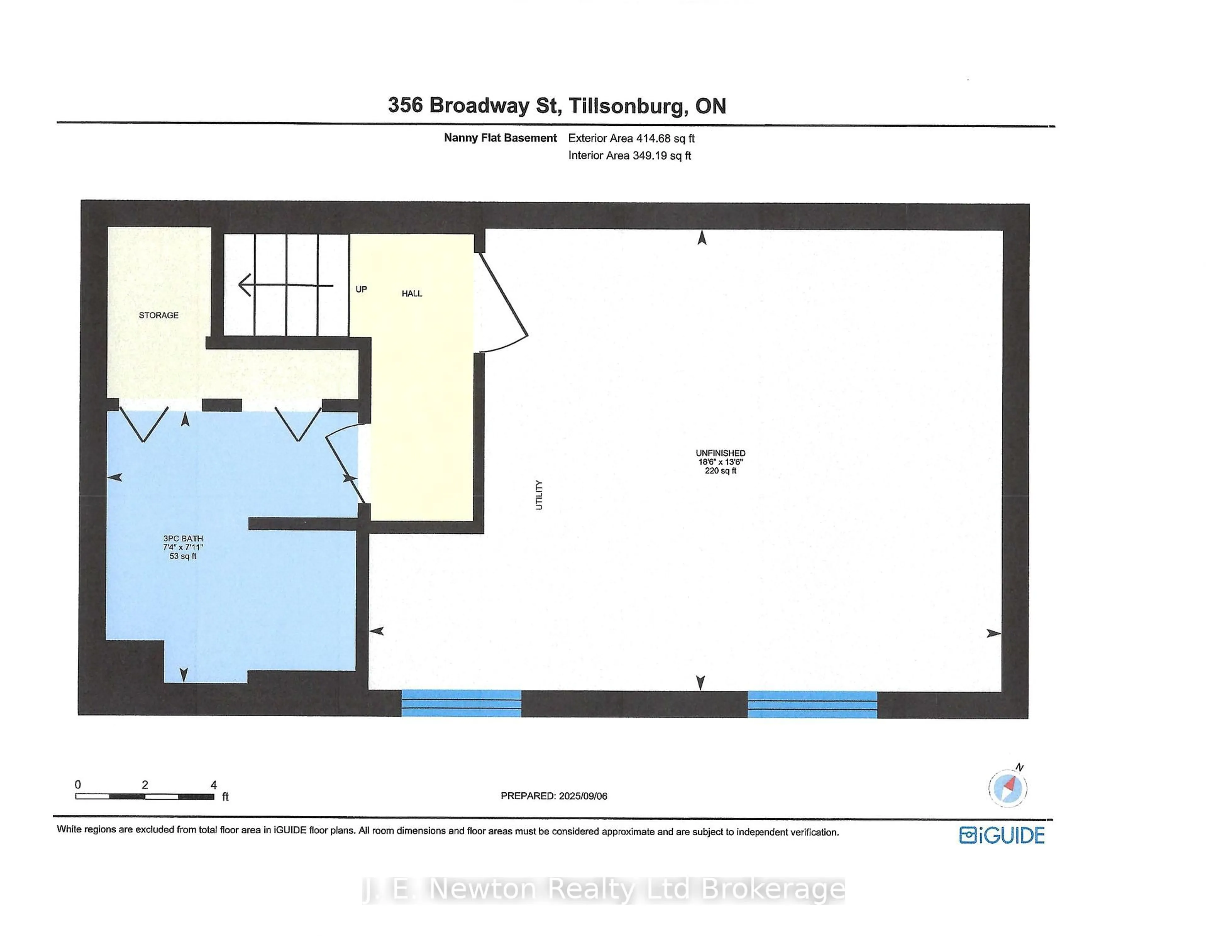 Floor plan for 356 Broadway St, Tillsonburg Ontario N4G 3S3