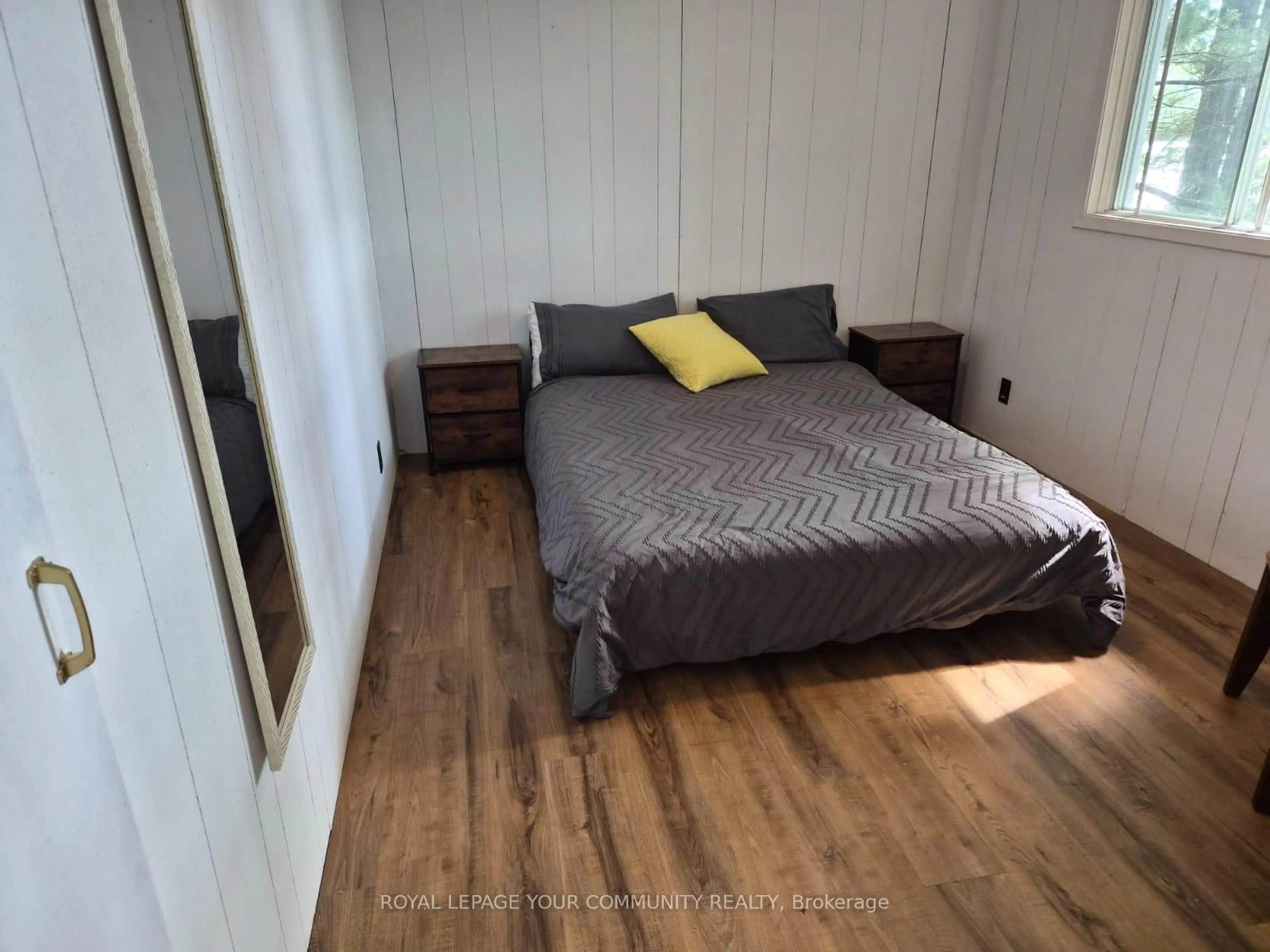 Bedroom with bed, unknown for 2193 Fern Glen Rd, McMurrich/Monteith Ontario P0A 1J0