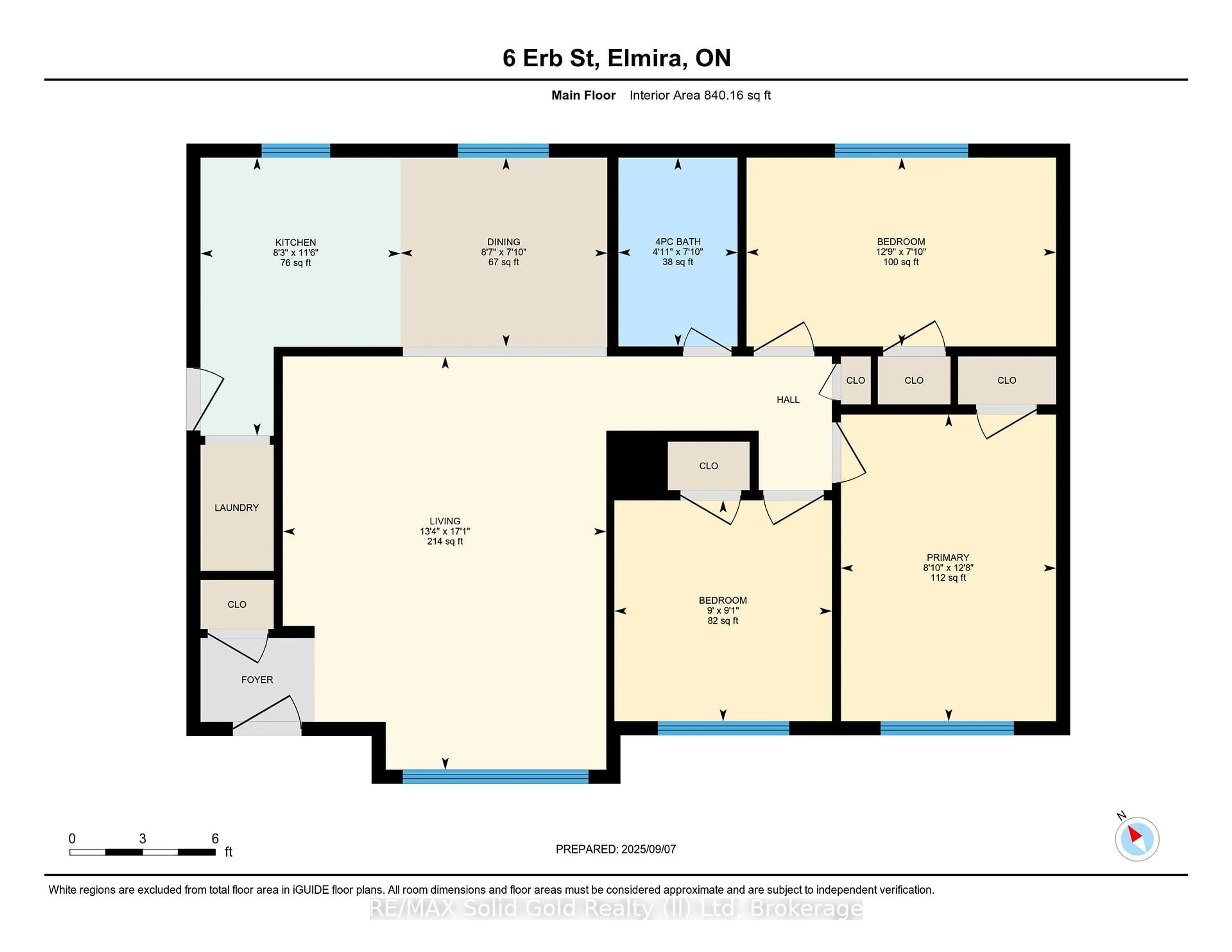 Floor plan for 6 Erb St, Woolwich Ontario N3B 2J4