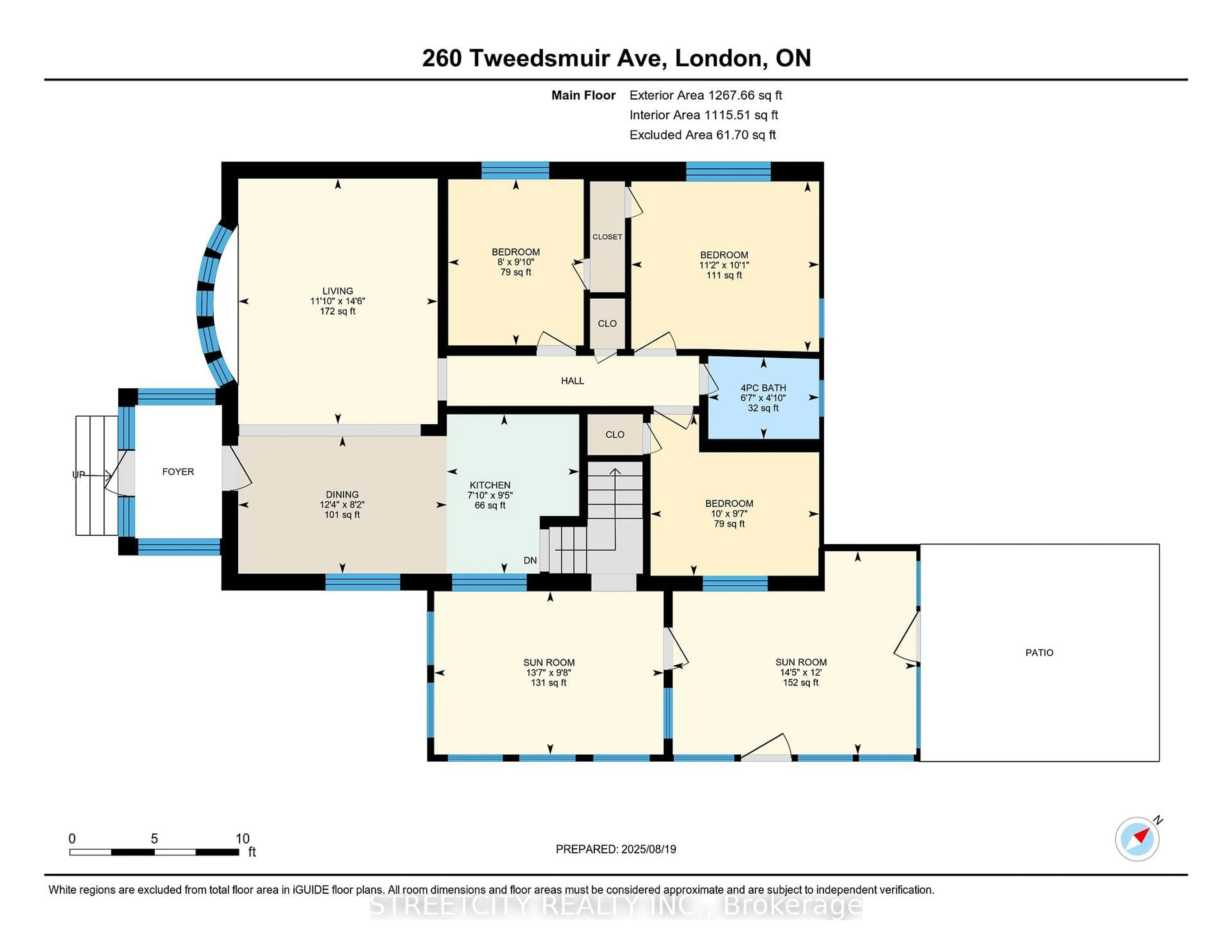 Floor plan for 260 Tweedsmuir Ave, London East Ontario N5W 1L3
