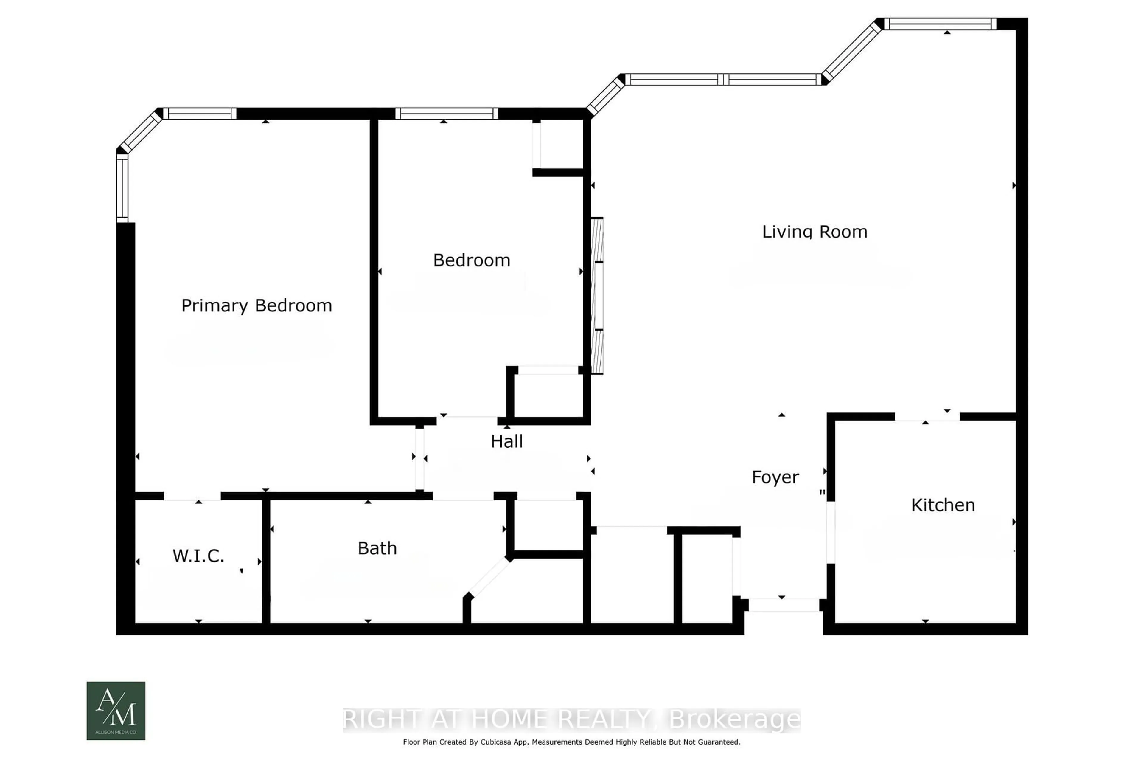 Floor plan for 81 Scott St #707, St. Catharines Ontario L2N 7L5