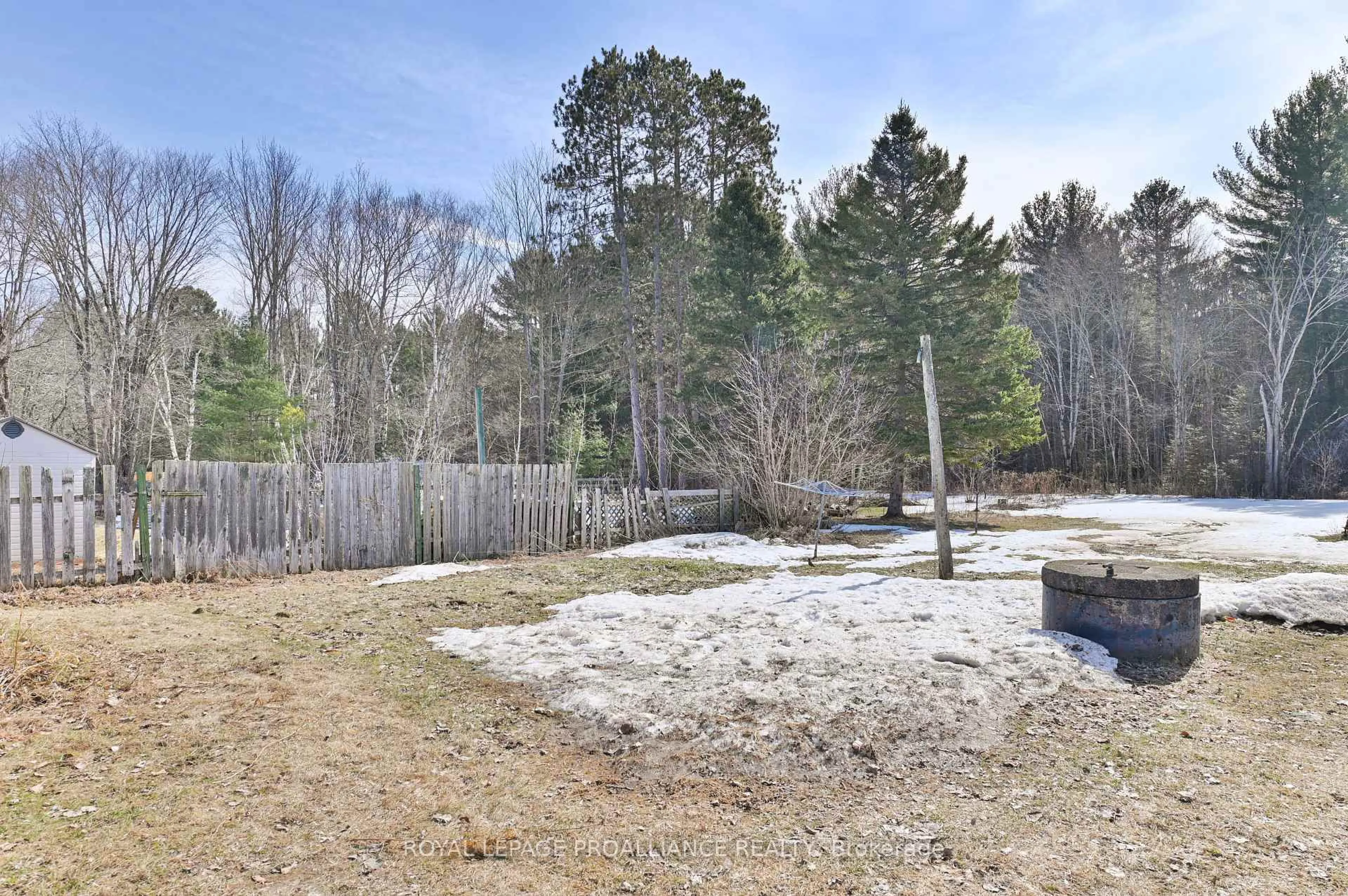 A pic from outside/outdoor area/front of a property/back of a property/a pic from drone, forest/trees view for 16 Glastonbury Rd, Addington Highlands Ontario K0H 2G0