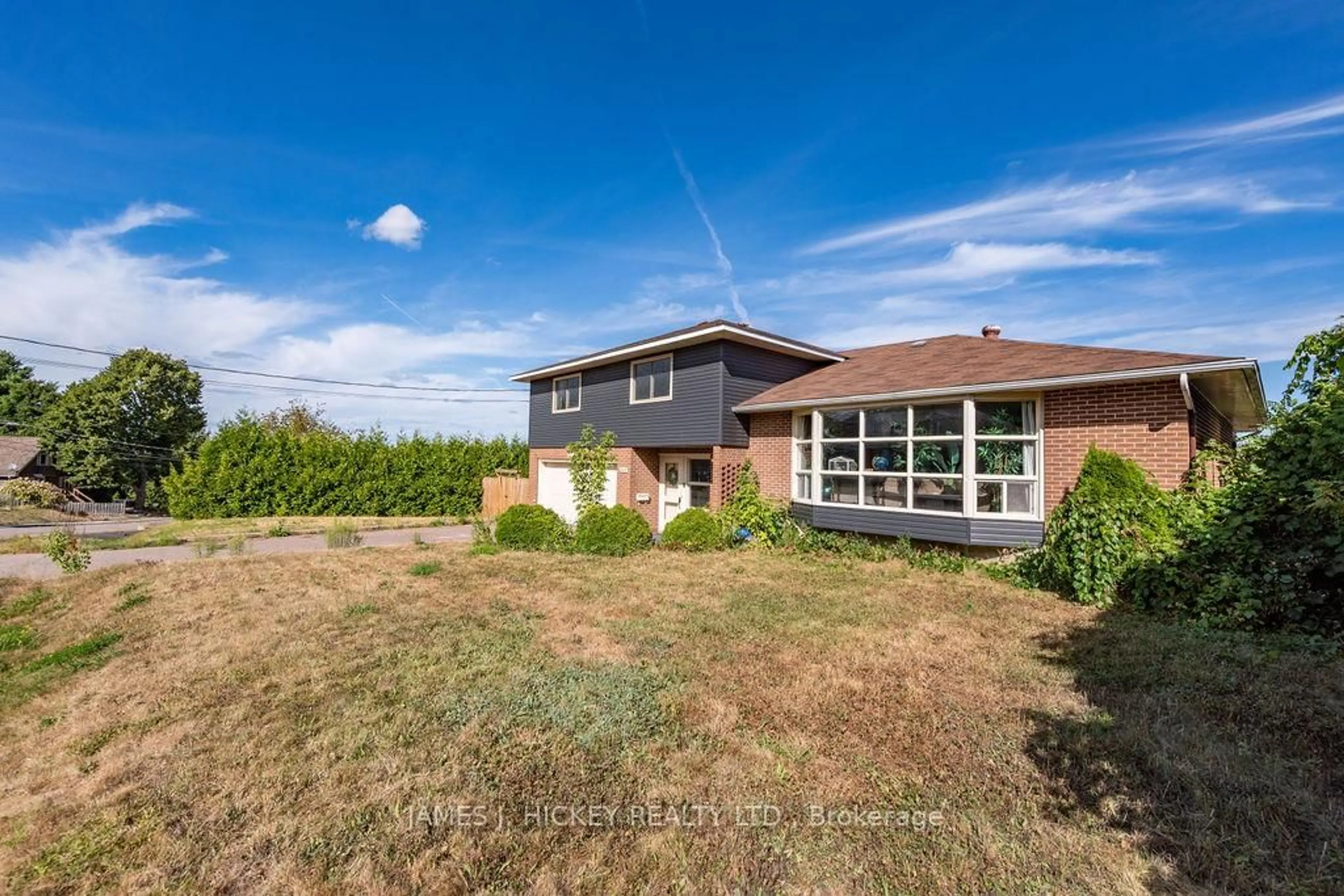 A pic from outside/outdoor area/front of a property/back of a property/a pic from drone, street for 235 Belmont Ave, Pembroke Ontario K8A 2C6