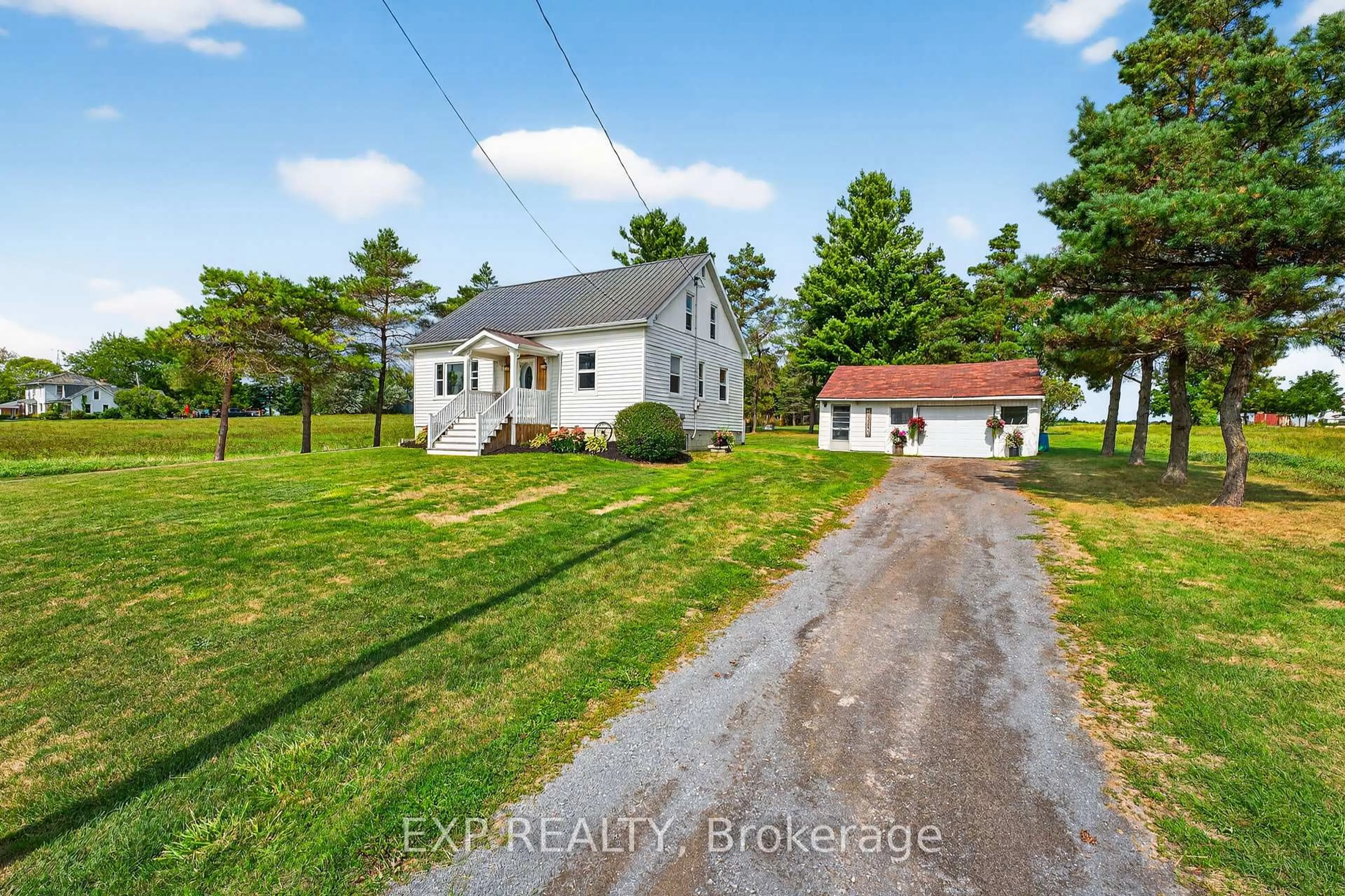A pic from outside/outdoor area/front of a property/back of a property/a pic from drone, unknown for 2619 County Rd 11 Rd, Greater Napanee Ontario K0K 2Z0