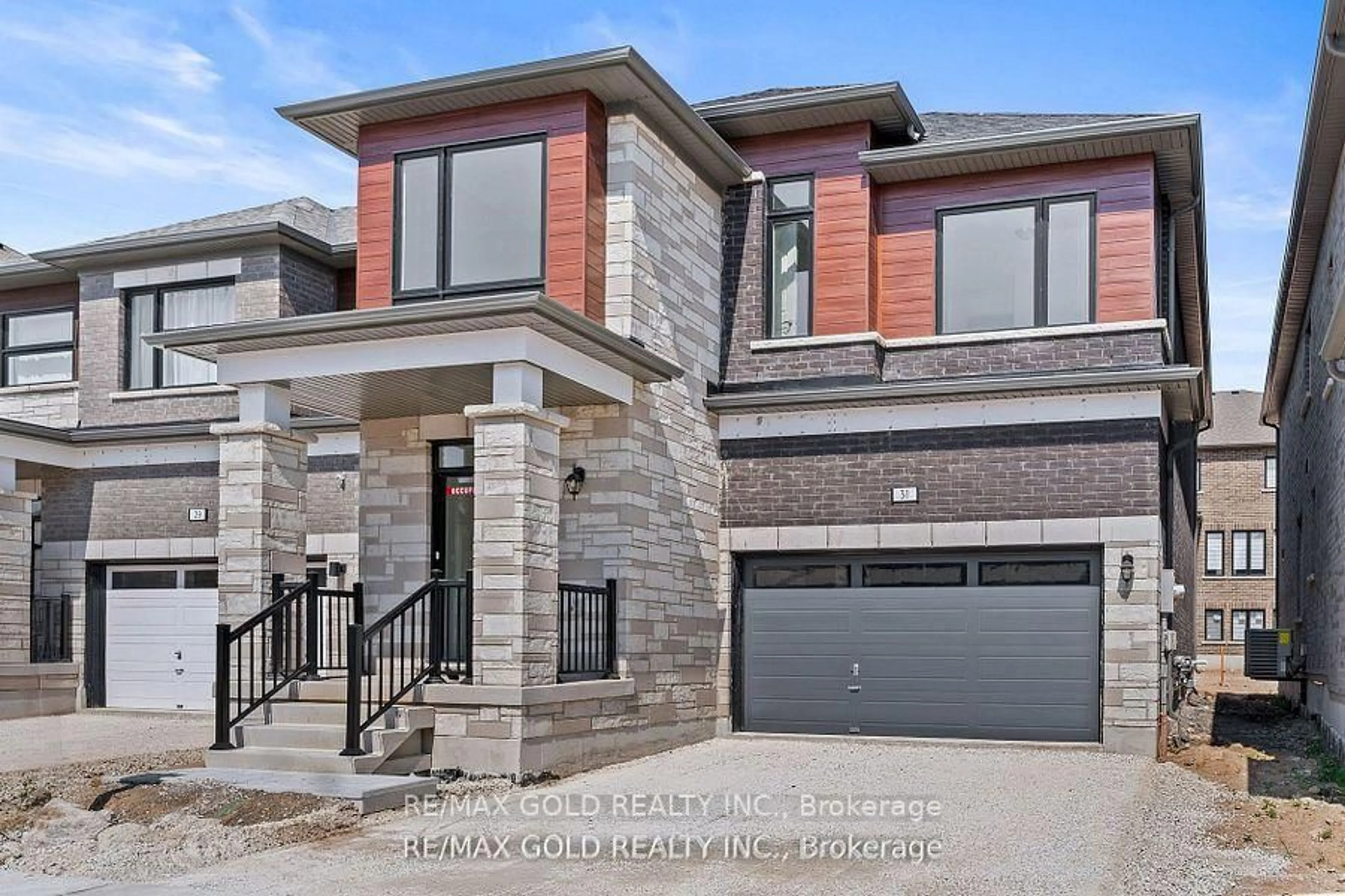 Home with brick exterior material, street for 31 Stanley Leitch Dr, Erin Ontario N0B 1T0