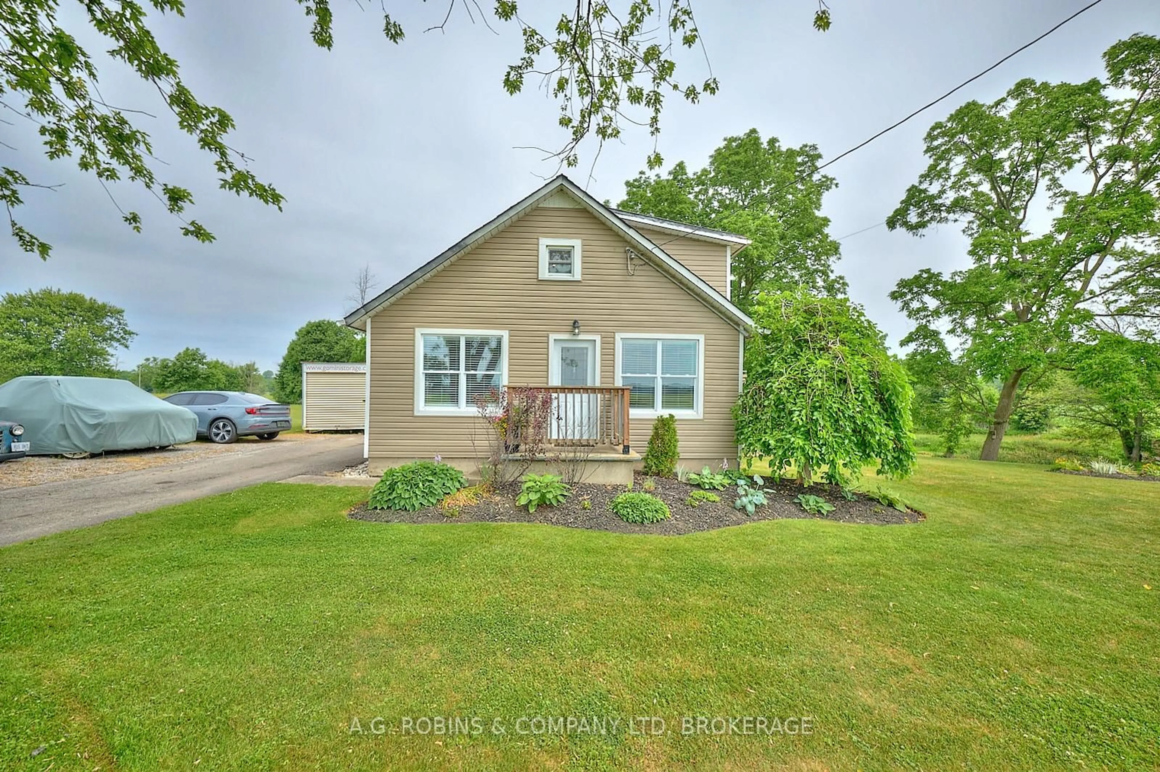A pic from outside/outdoor area/front of a property/back of a property/a pic from drone, water/lake/river/ocean view for 42770 3 Highway, Wainfleet Ontario L0S 1V0