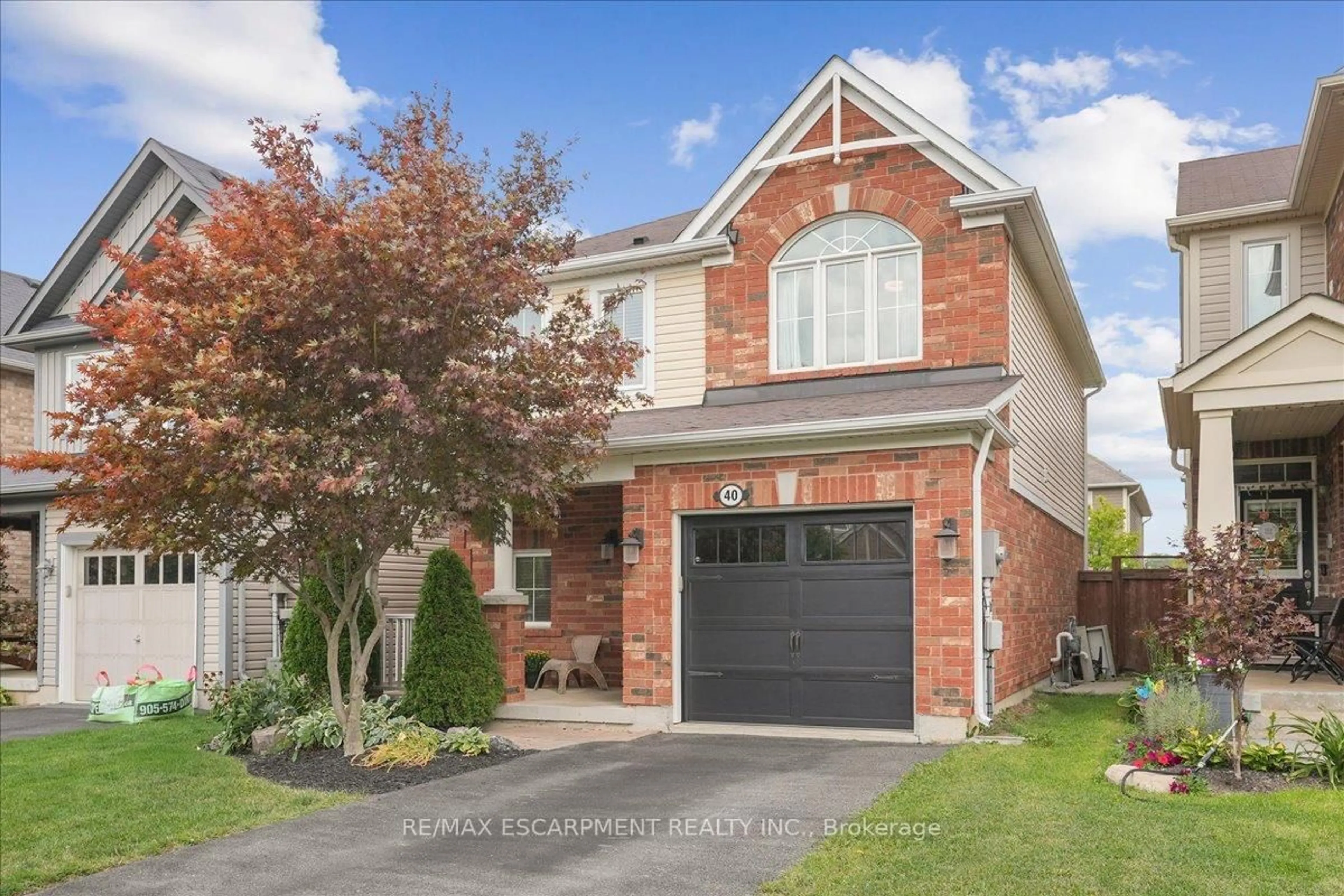 Home with brick exterior material, street for 40 Peer Crt, Hamilton Ontario L9K 0C5