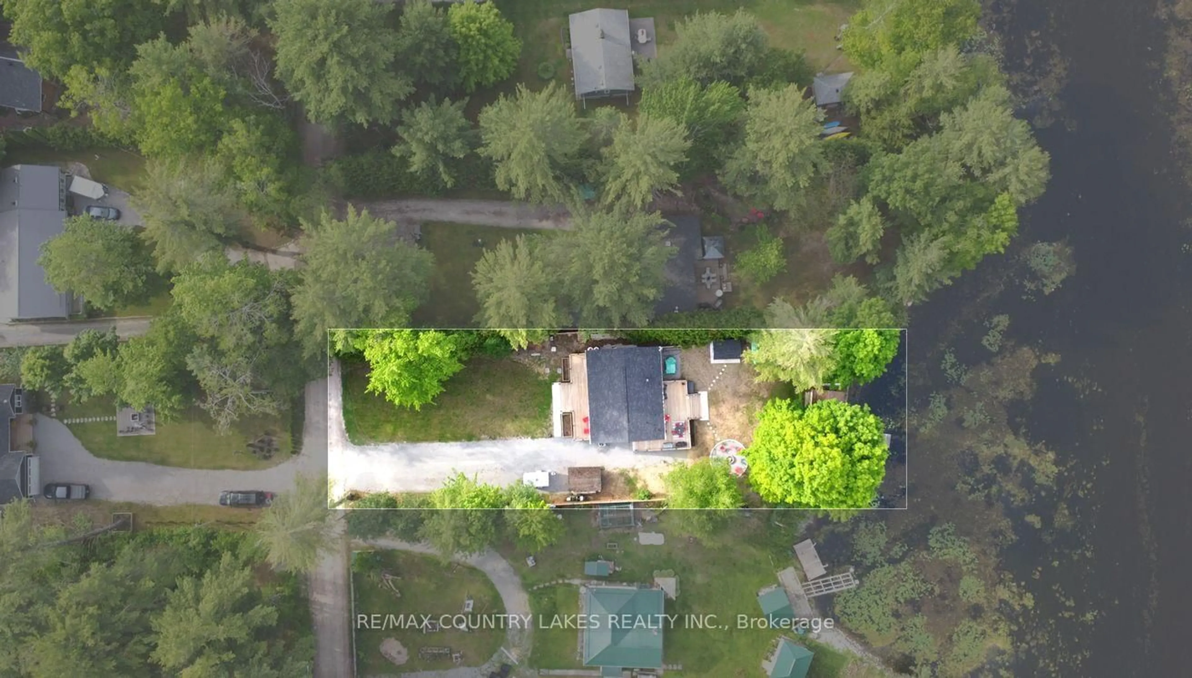 A pic from outside/outdoor area/front of a property/back of a property/a pic from drone, forest/trees view for 113 Stanley Rd, Kawartha Lakes Ontario K0M 2T0