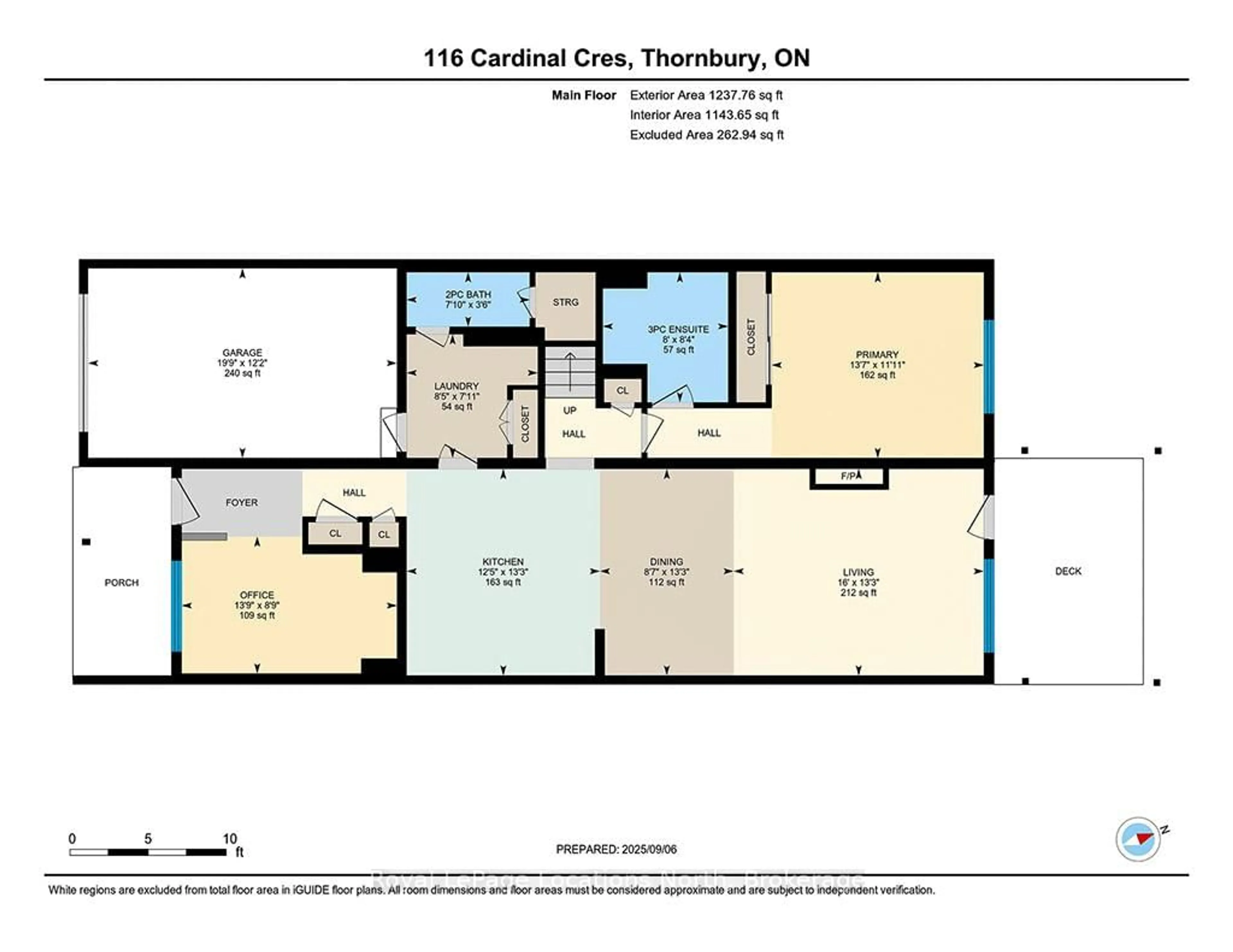 Floor plan for 116 Cardinal Cres, Blue Mountains Ontario N0H 2P0