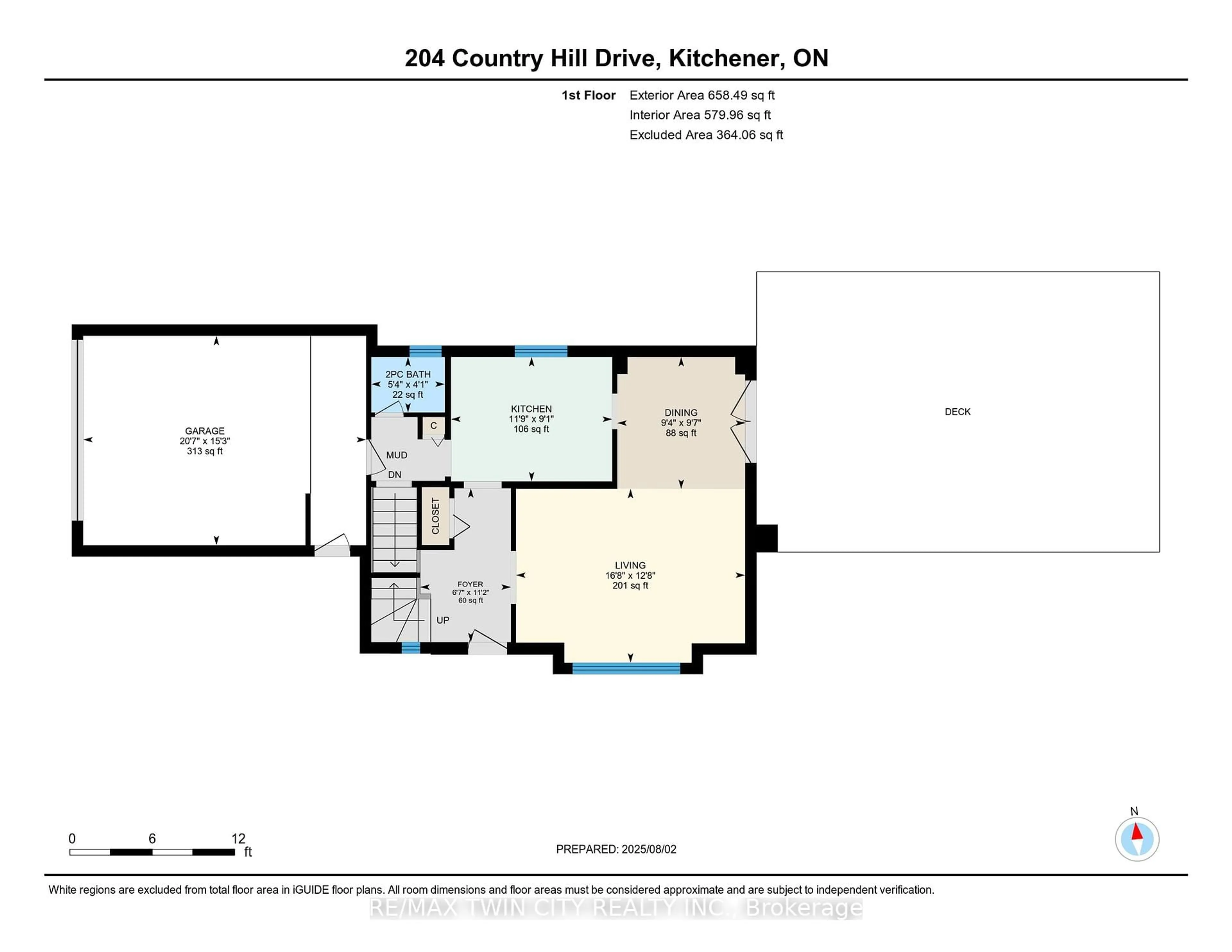 Floor plan for 204 Country Hill Dr, Kitchener Ontario N2E 1R6