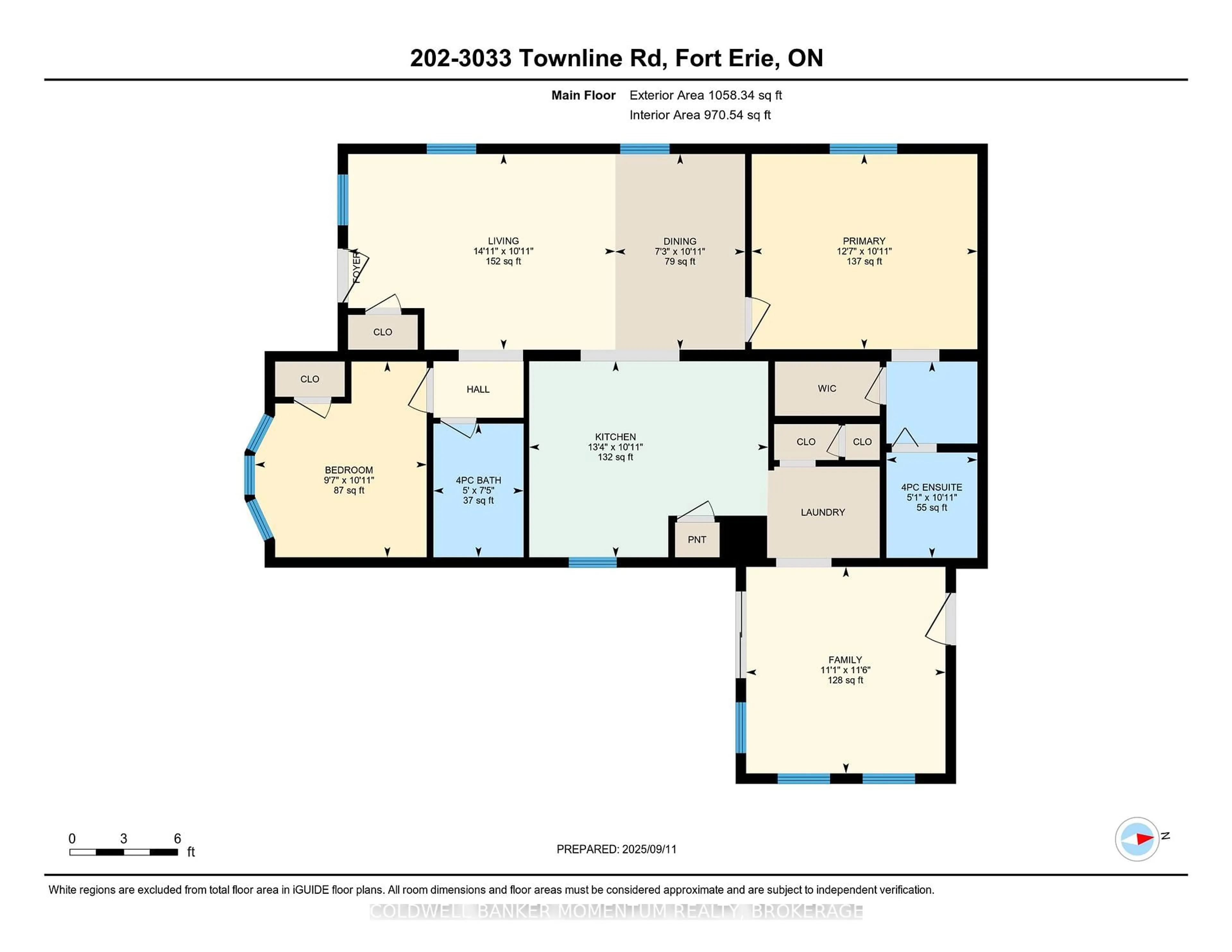 Floor plan for 202 3033 Townline Rd, Stevensville Rd, Fort Erie Ontario L0S 1S1