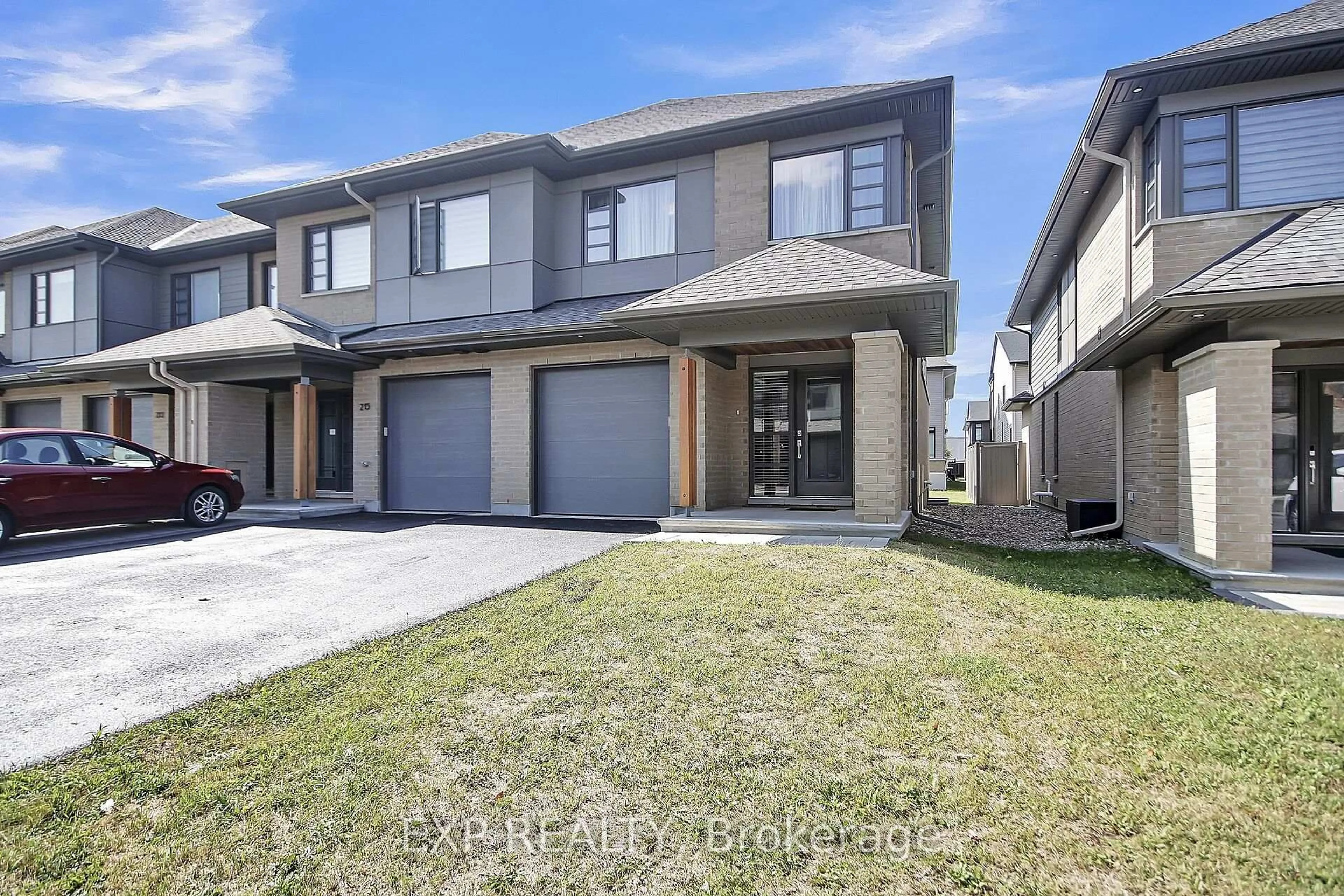 Home with brick exterior material, street for 217 Pisces Terr, Ottawa Ontario K1T 0S8