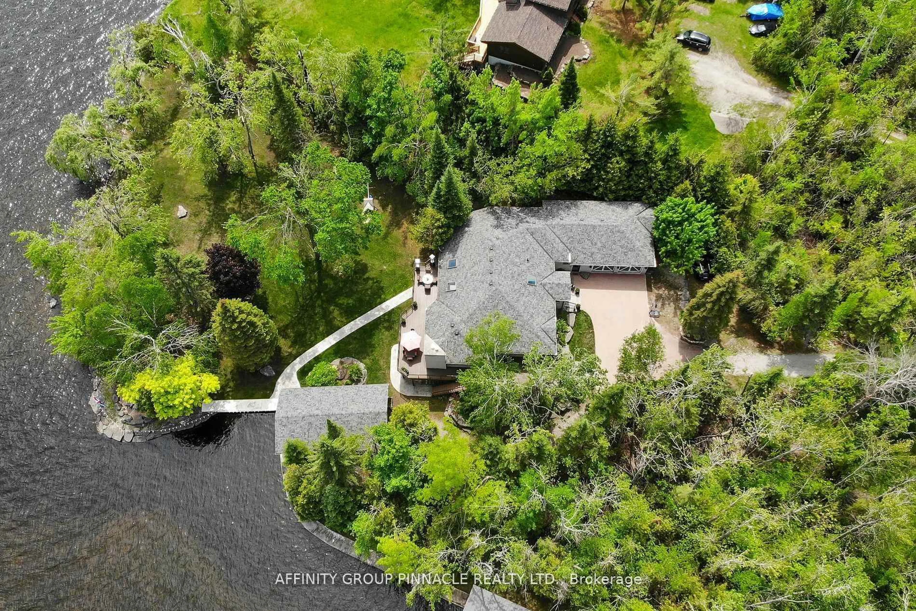 A pic from outside/outdoor area/front of a property/back of a property/a pic from drone, unknown for 90 McGregor Dr, Kawartha Lakes Ontario K0M 1A0