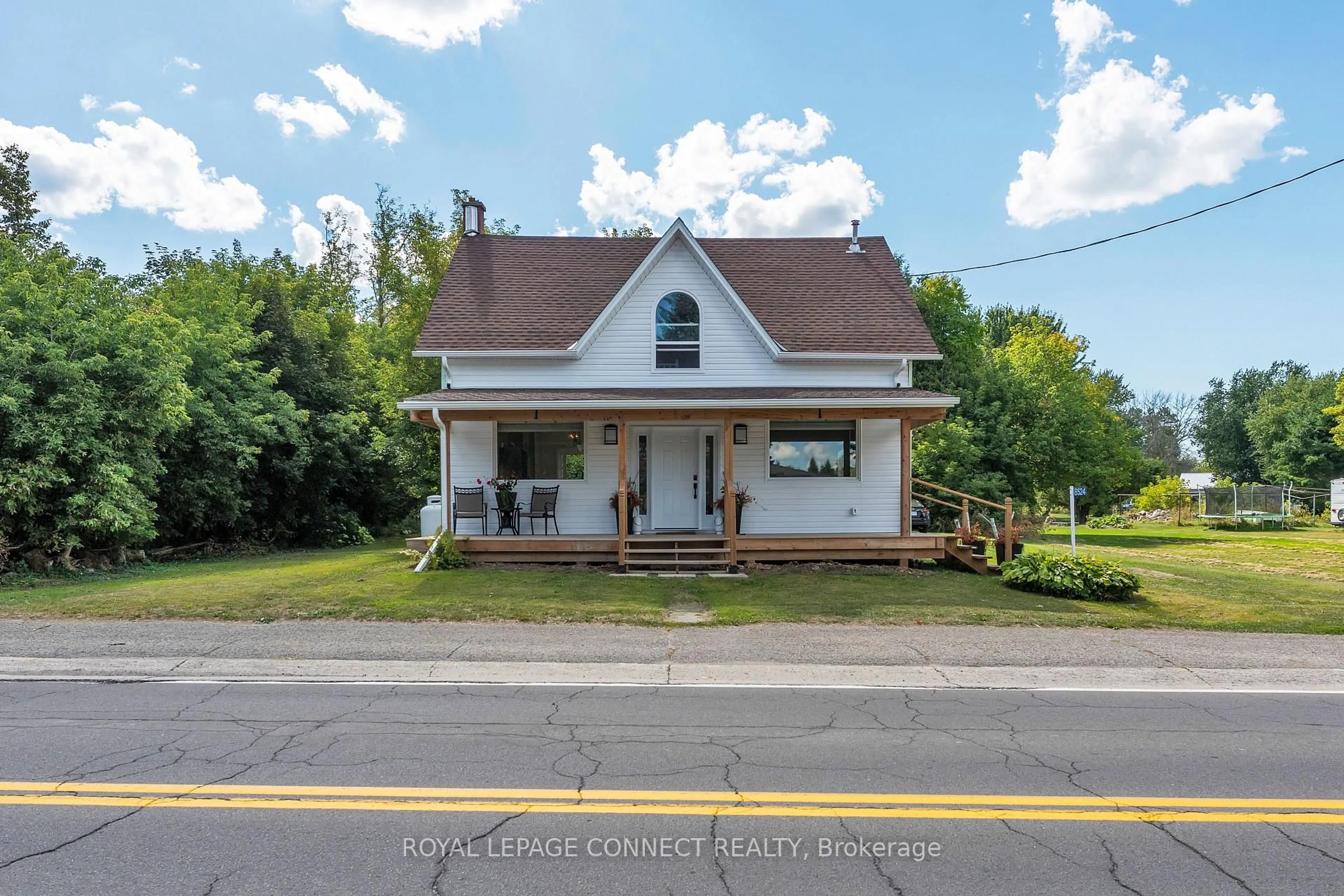 A pic from outside/outdoor area/front of a property/back of a property/a pic from drone, street for 8524 County Road 15 Rd, Augusta Ontario K0G 1R0