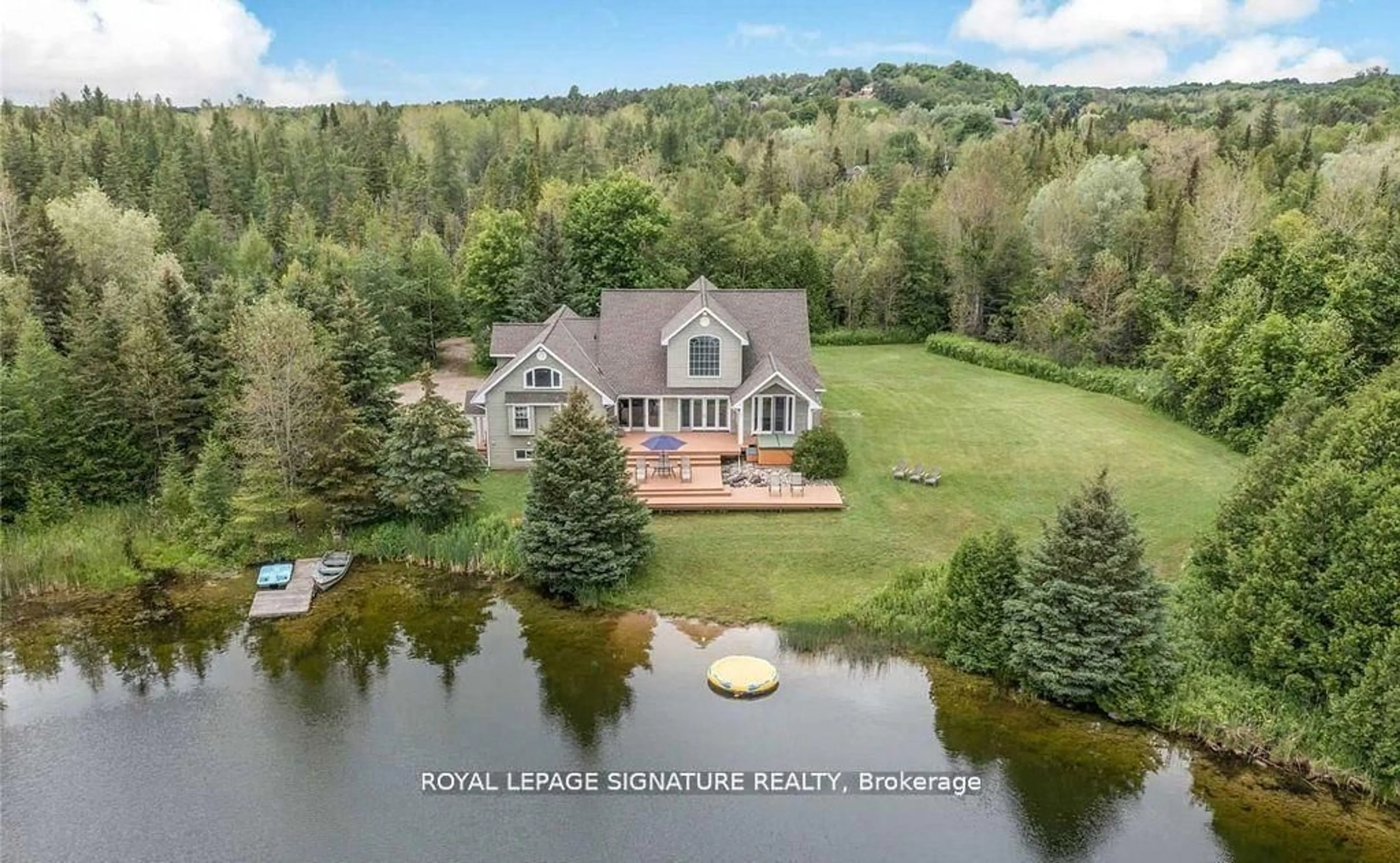 A pic from outside/outdoor area/front of a property/back of a property/a pic from drone, water/lake/river/ocean view for 5359 Eighth Line, Erin Ontario N0B 1T0